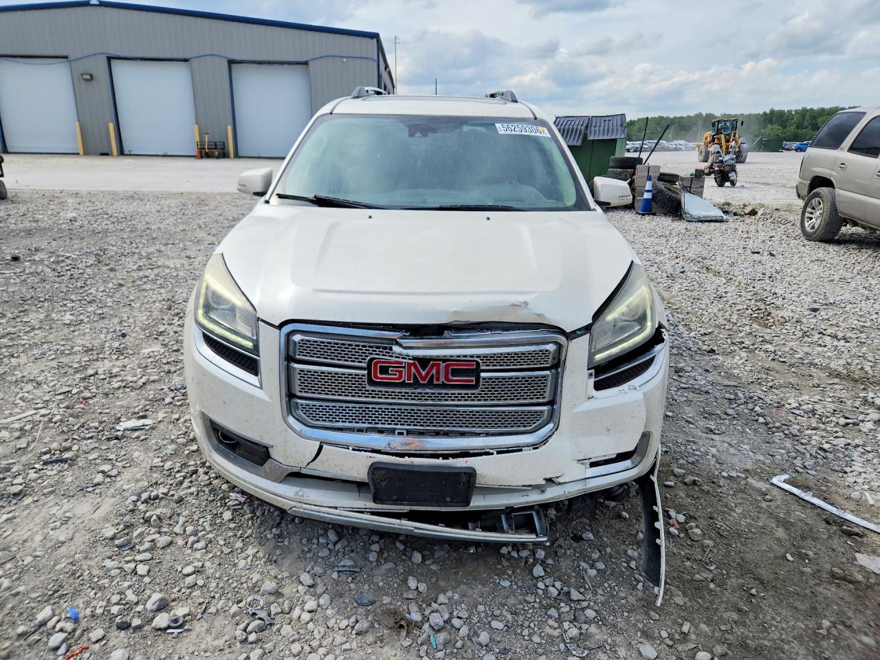 2015 Gmc Acadia Denali White vin: 1GKKRTKD3FJ277569