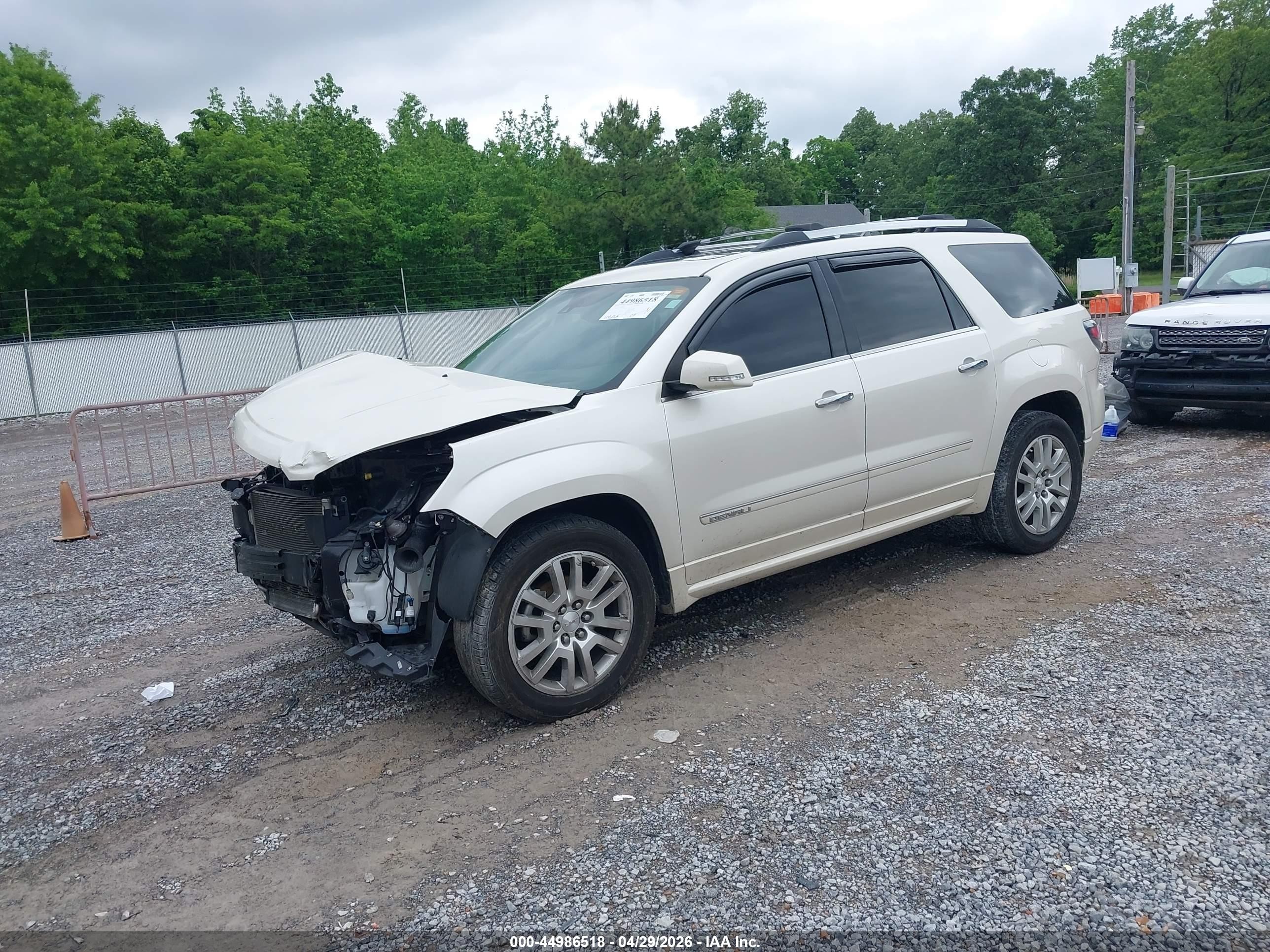 2015 Gmc Acadia Denali White vin: 1GKKRTKD3FJ280858