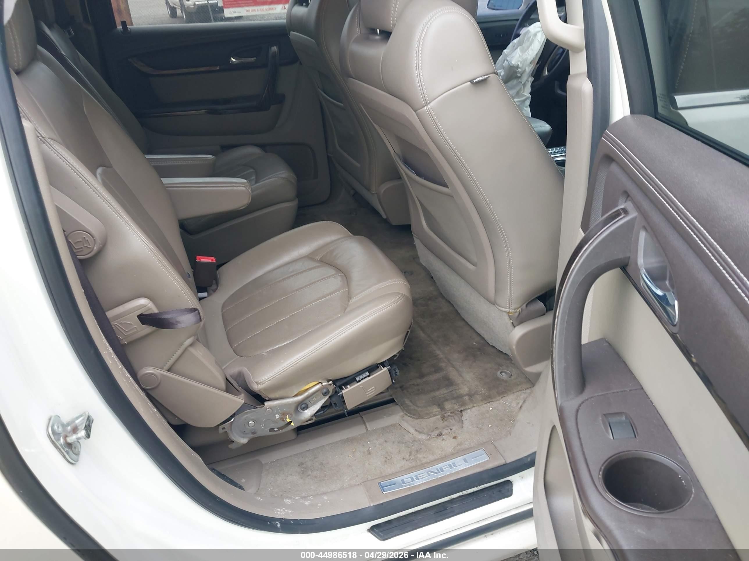 2015 Gmc Acadia Denali White vin: 1GKKRTKD3FJ280858