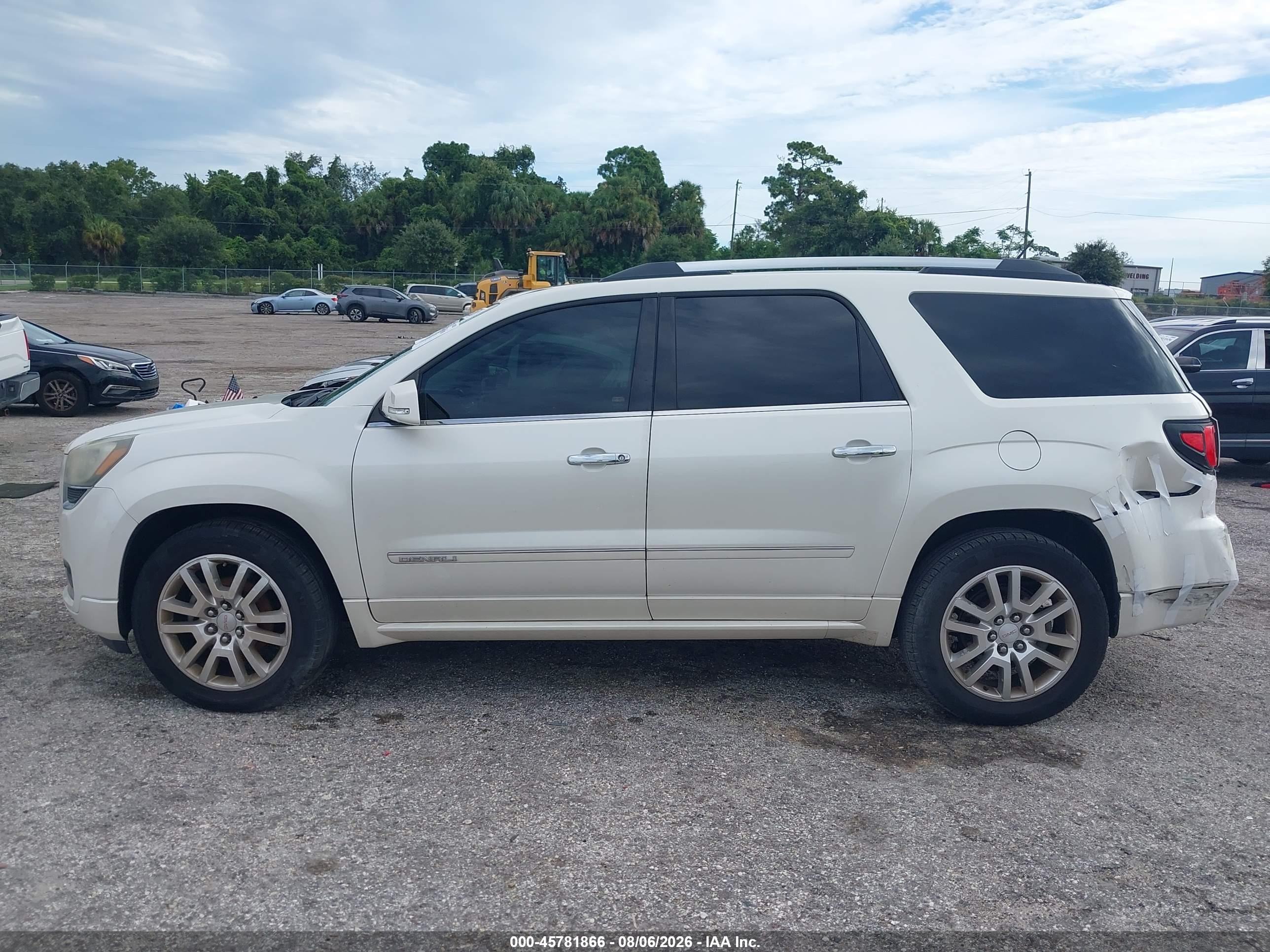 2015 Gmc Acadia Denali Белый vin: 1GKKRTKD3FJ317276