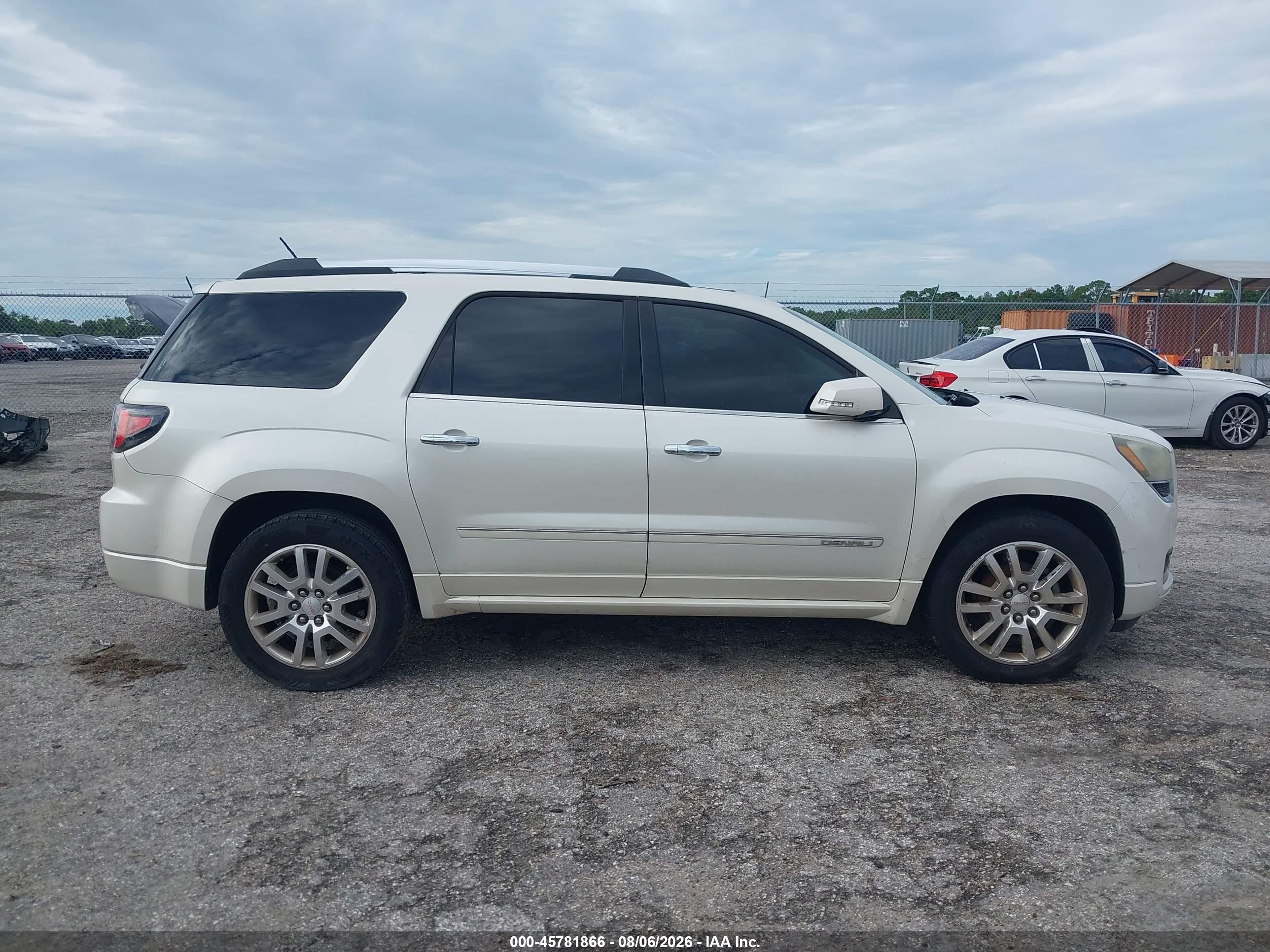 2015 Gmc Acadia Denali Белый vin: 1GKKRTKD3FJ317276