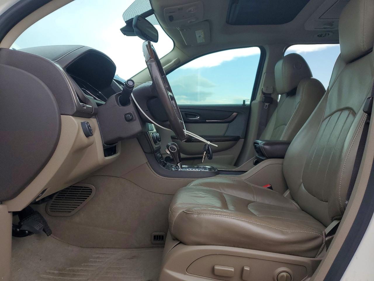 2015 Gmc Acadia Denali White vin: 1GKKRTKD3FJ323434
