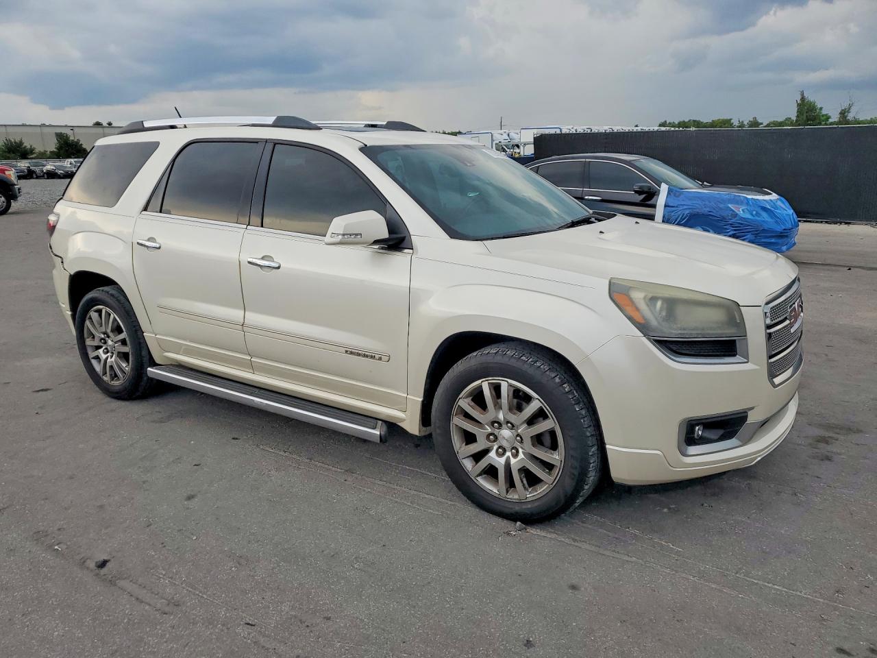 2015 Gmc Acadia Denali White vin: 1GKKRTKD3FJ323434
