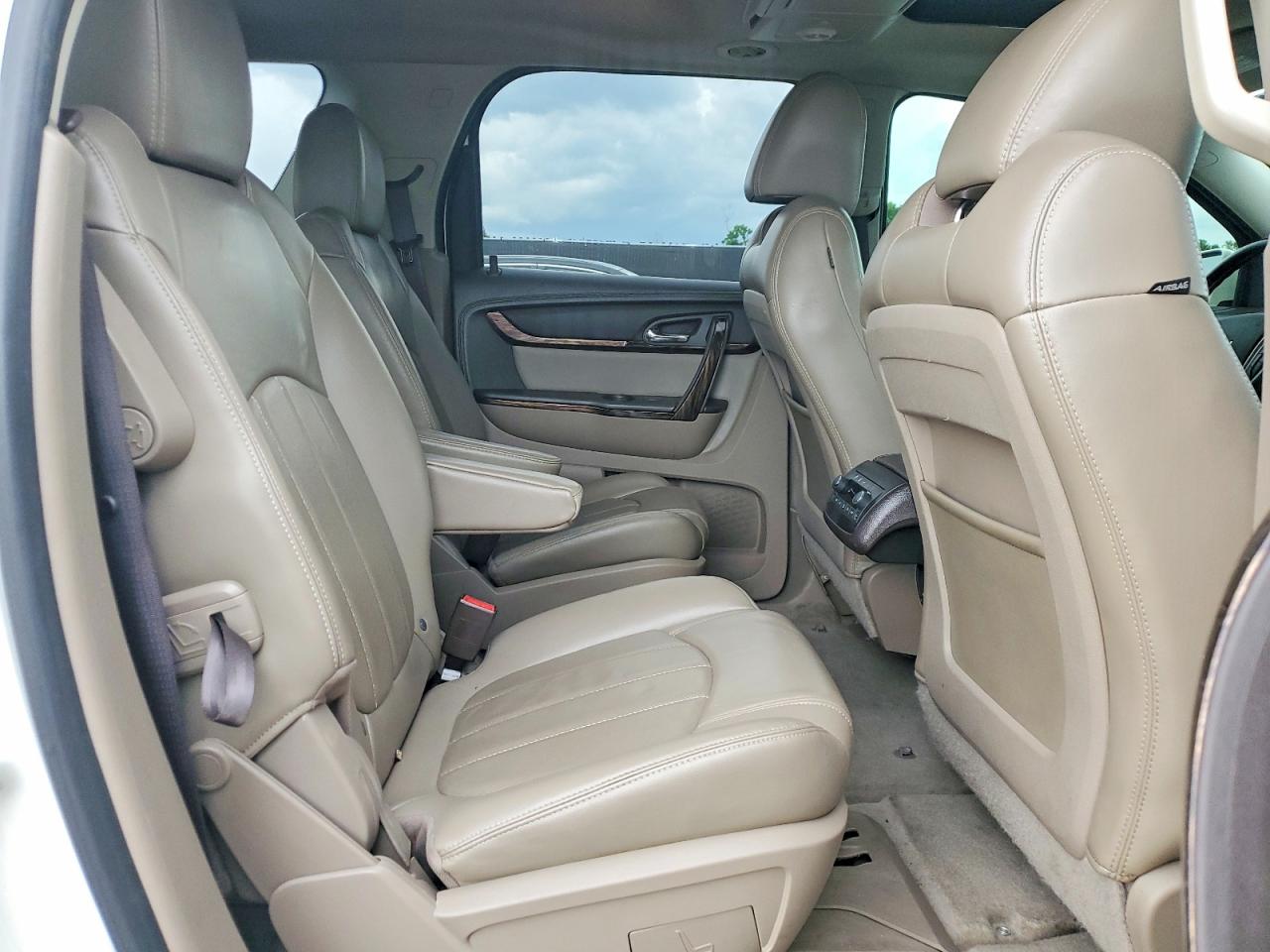 2015 Gmc Acadia Denali White vin: 1GKKRTKD3FJ323434