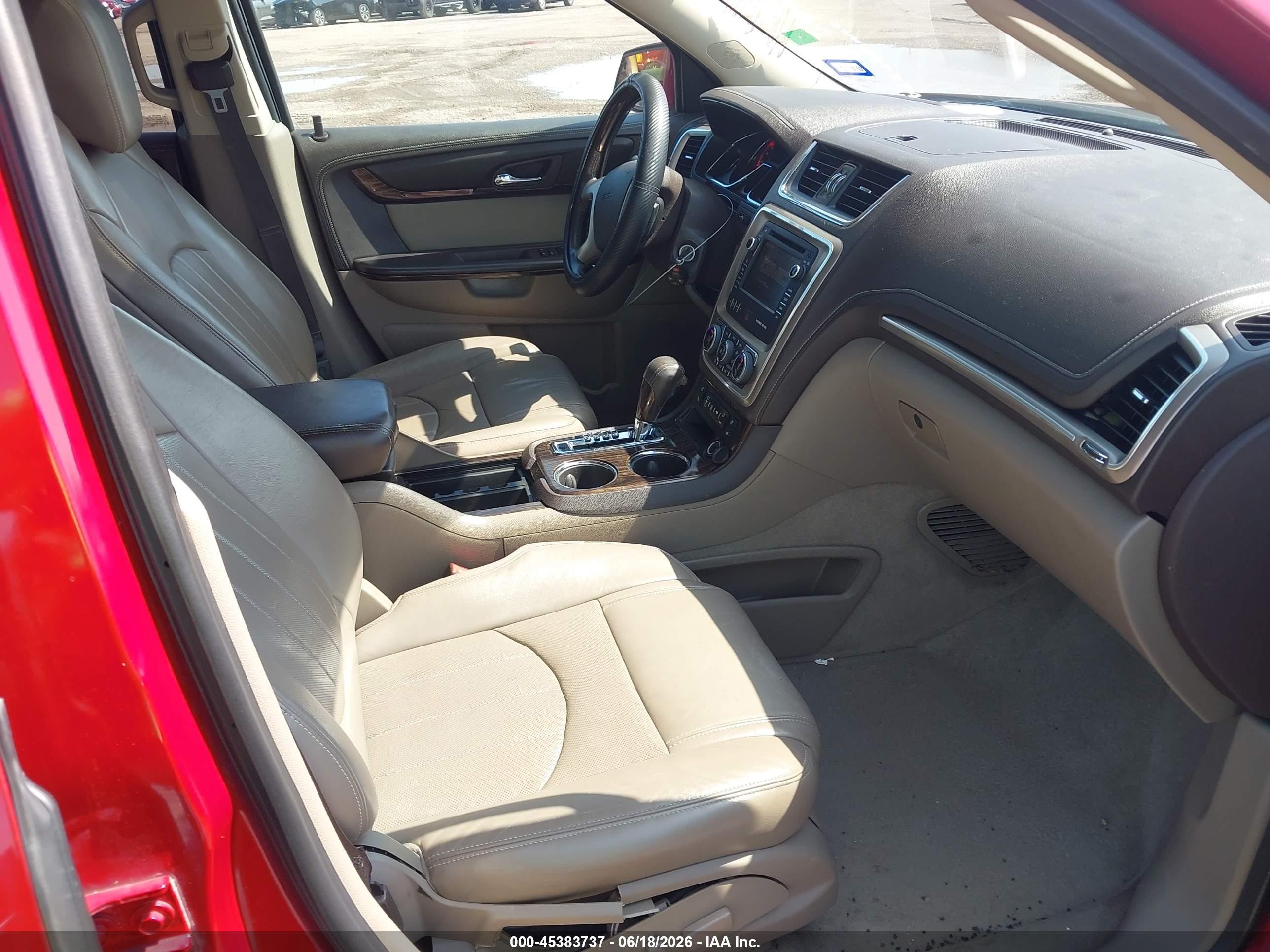 2013 Gmc Acadia Denali Burgundy vin: 1GKKRTKD4DJ208273