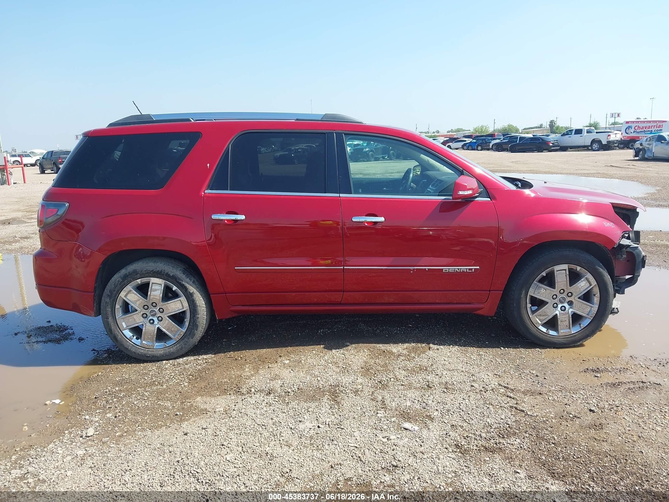 2013 Gmc Acadia Denali Burgundy vin: 1GKKRTKD4DJ208273