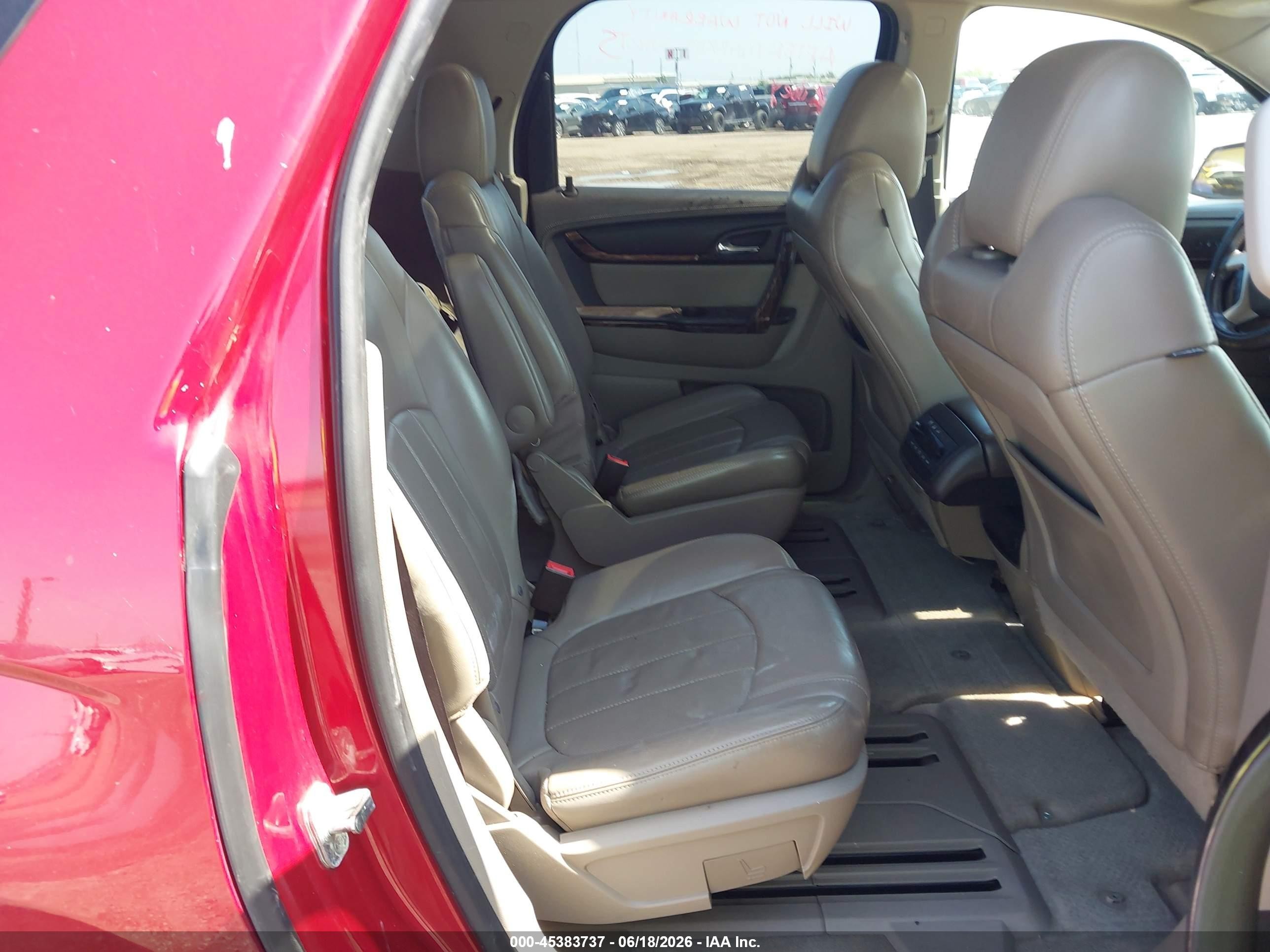 2013 Gmc Acadia Denali Burgundy vin: 1GKKRTKD4DJ208273