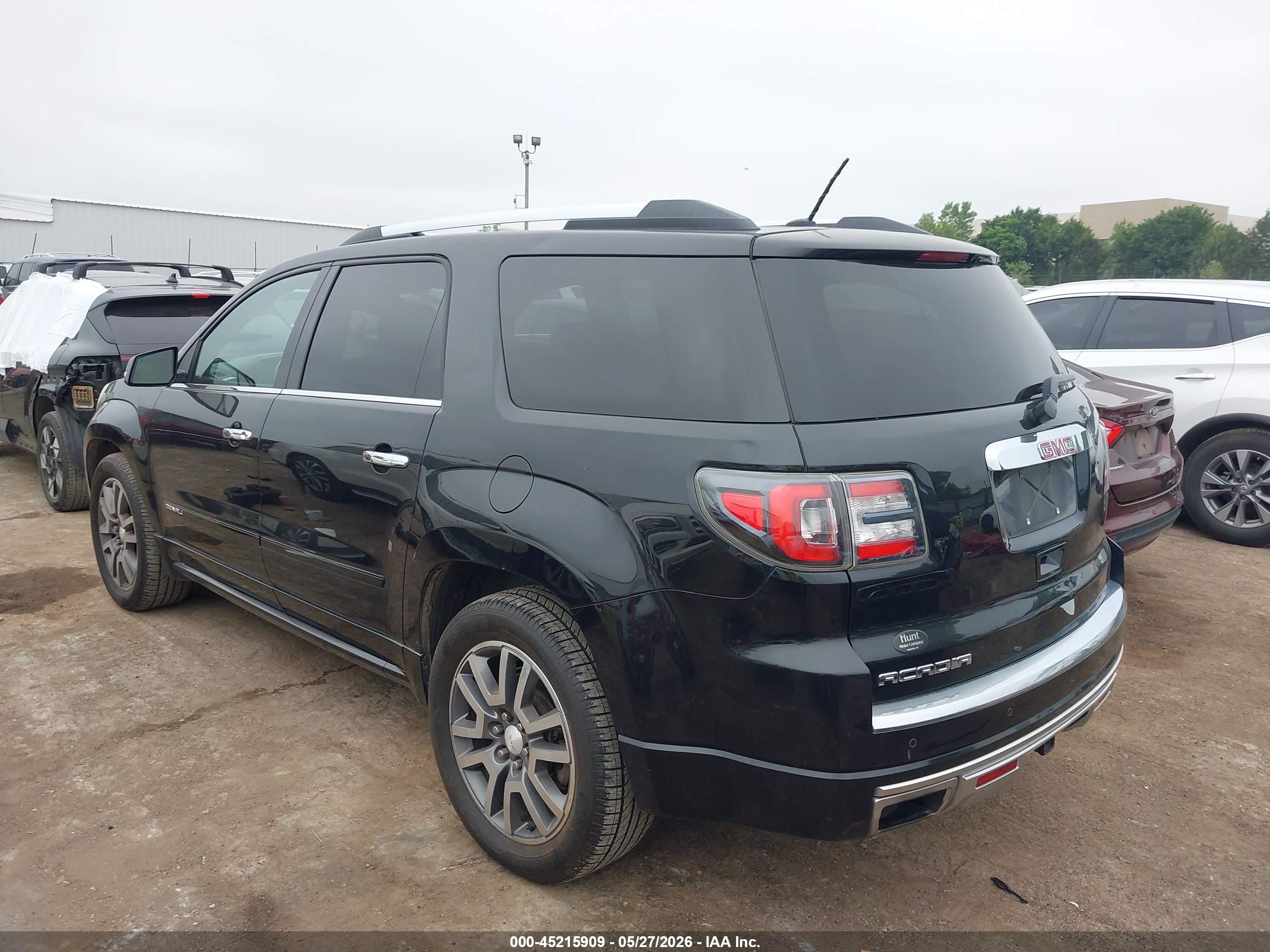 2015 Gmc Acadia Denali Черный vin: 1GKKRTKD4FJ115479