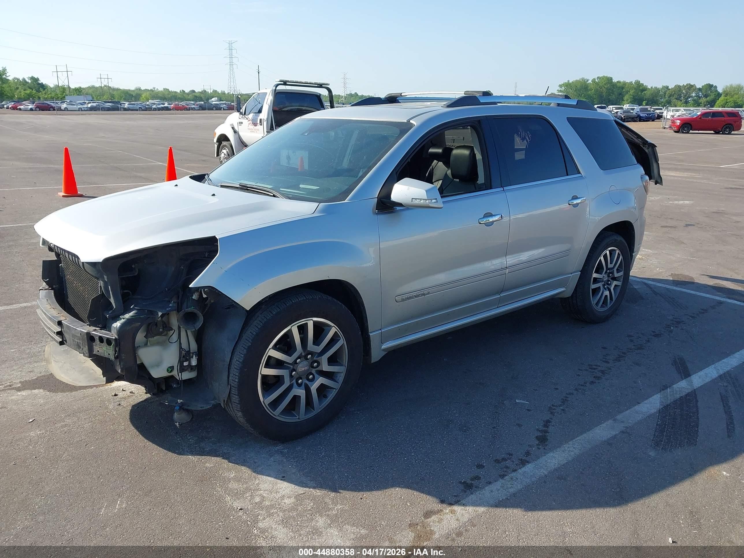 2014 Gmc Acadia Denali Silver vin: 1GKKRTKD5EJ186978