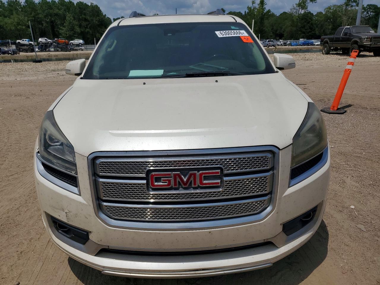 2014 Gmc Acadia Denali Белый vin: 1GKKRTKD5EJ256639