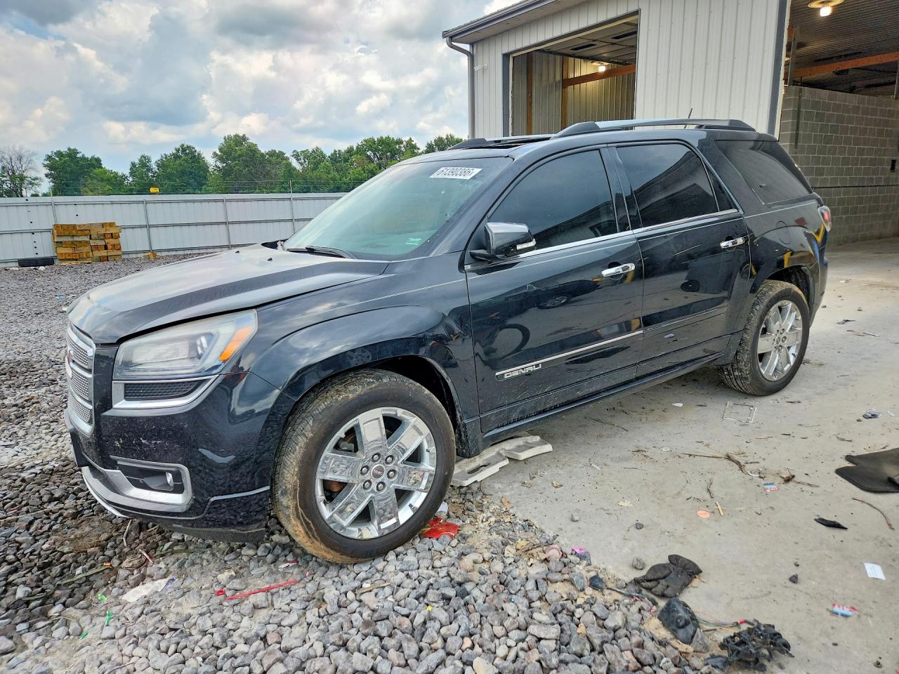 2015 Gmc Acadia Denali Черный vin: 1GKKRTKD5FJ295586