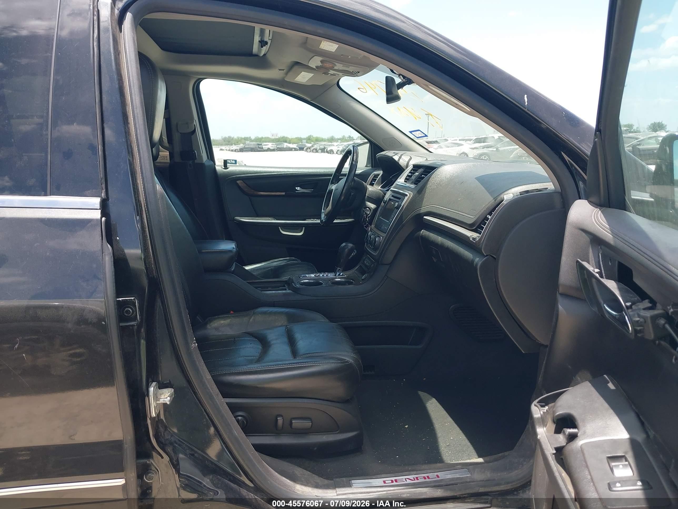 2014 Gmc Acadia Denali Black vin: 1GKKRTKD6EJ245746