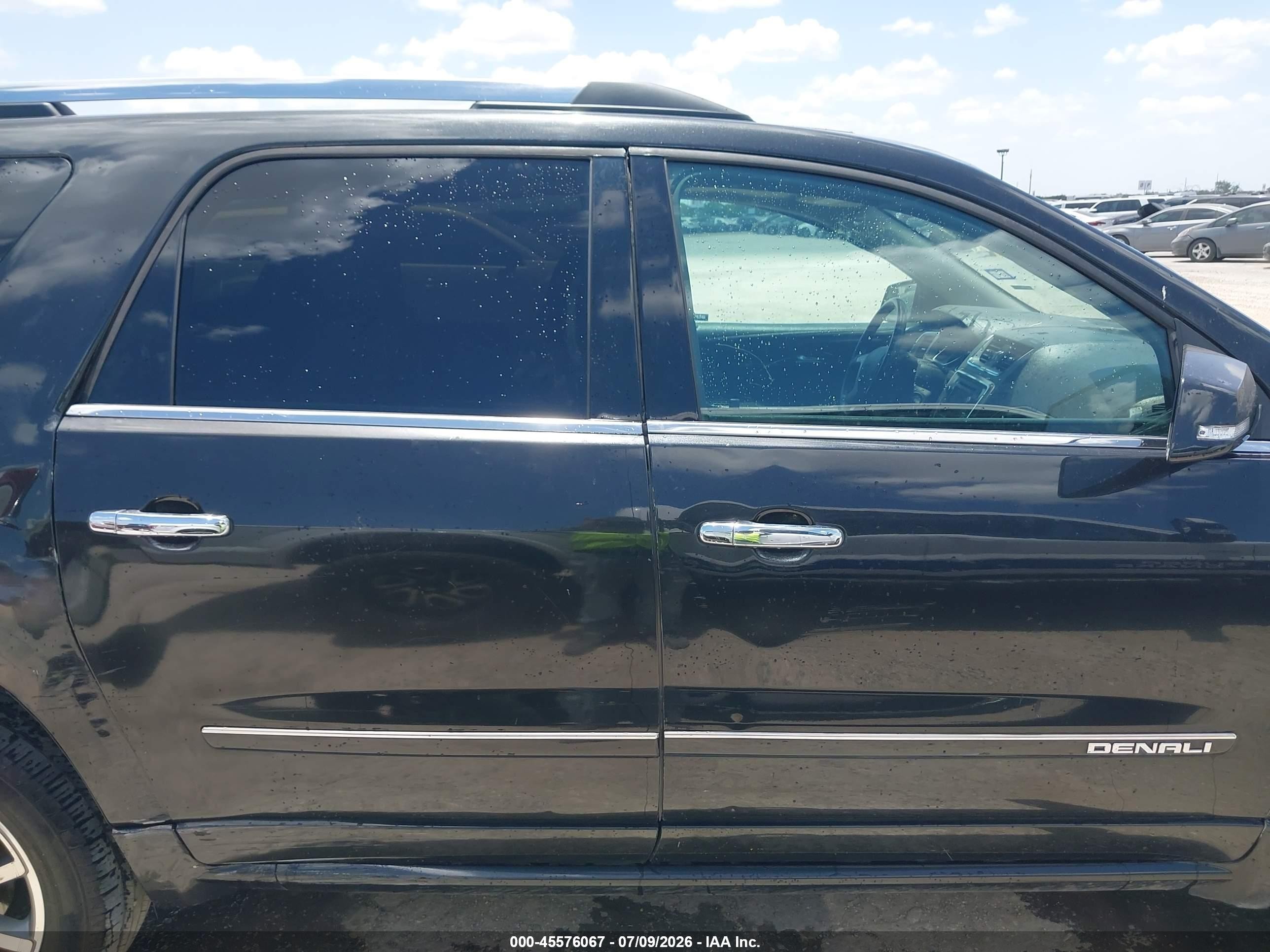 2014 Gmc Acadia Denali Black vin: 1GKKRTKD6EJ245746