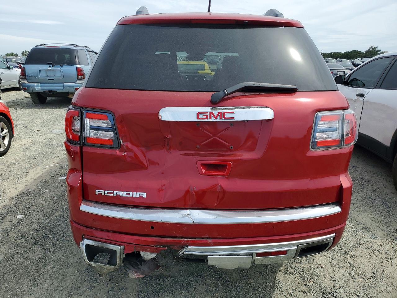2014 Gmc Acadia Denali Красный vin: 1GKKRTKD6EJ300664