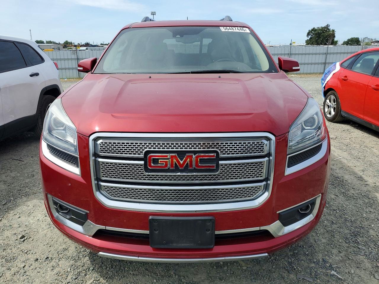 2014 Gmc Acadia Denali Красный vin: 1GKKRTKD6EJ300664