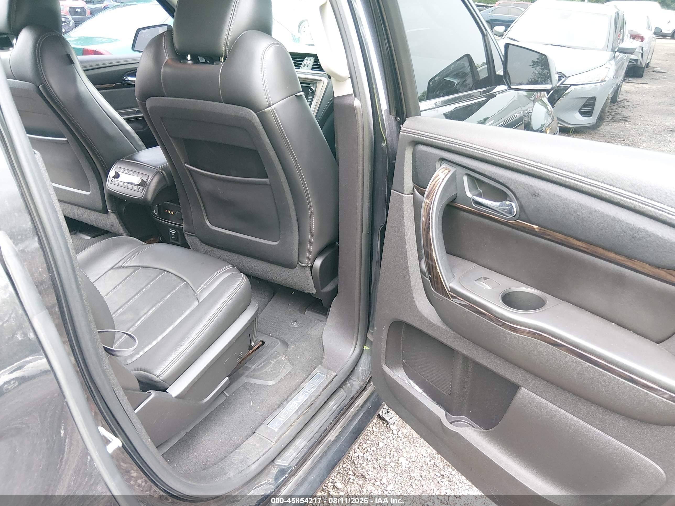 2014 Gmc Acadia Denali Black vin: 1GKKRTKD6EJ327542