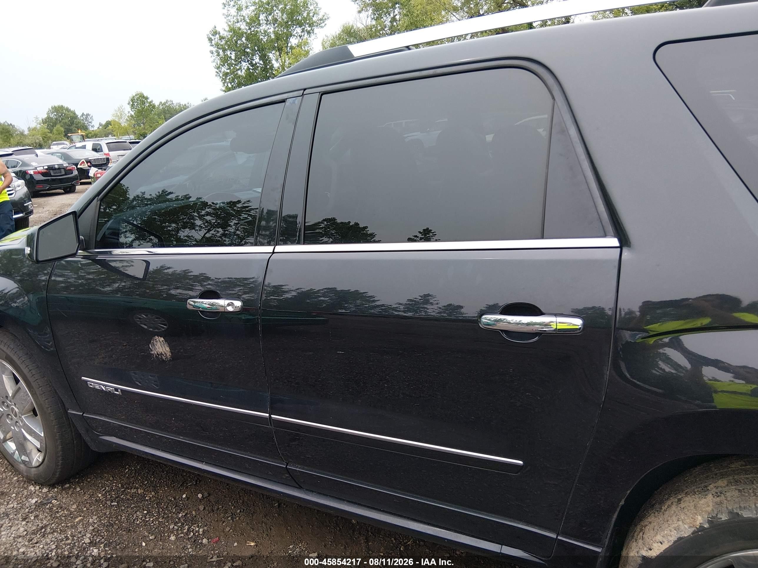 2014 Gmc Acadia Denali Black vin: 1GKKRTKD6EJ327542