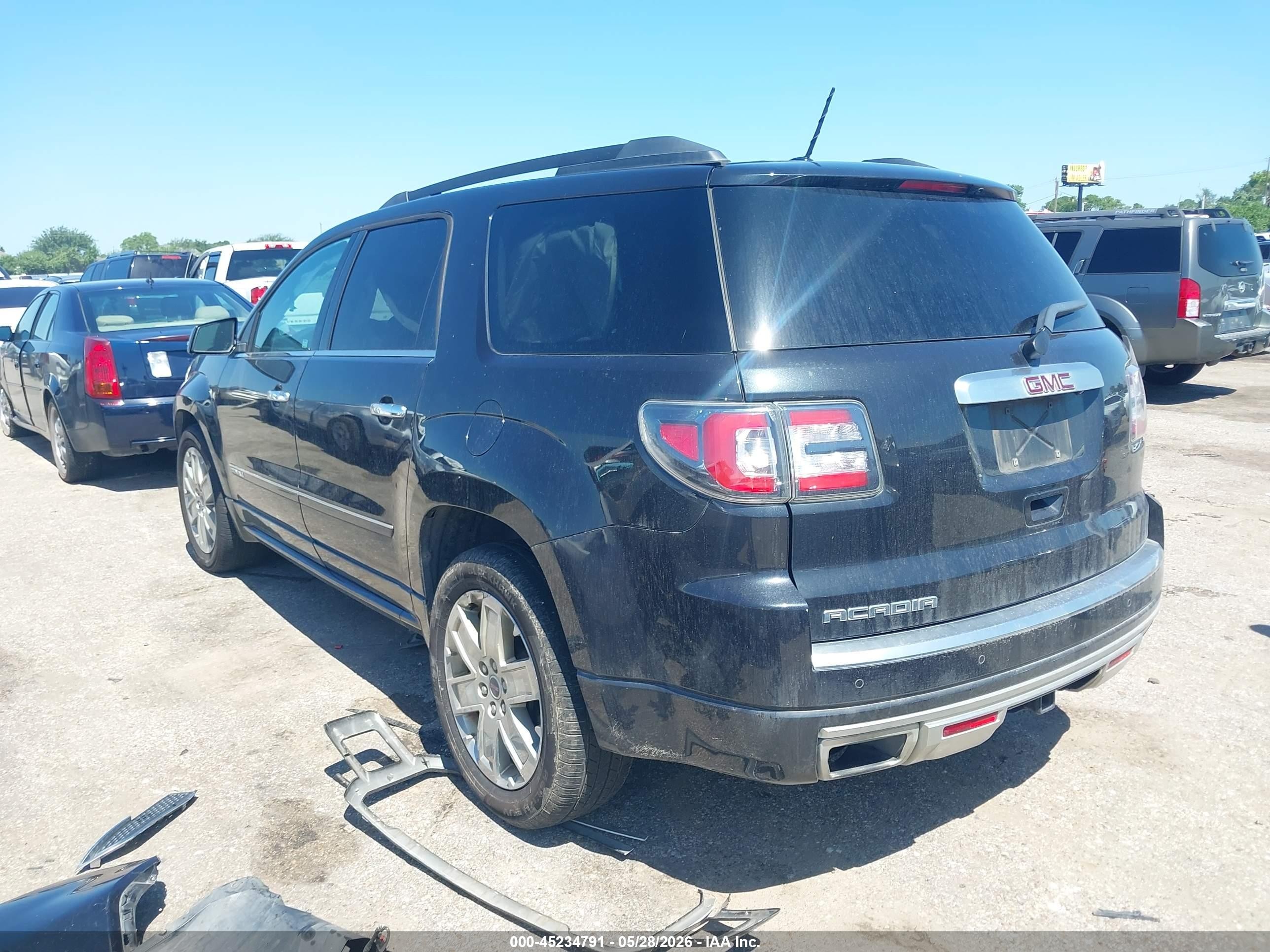 2015 Gmc Acadia Denali Blue vin: 1GKKRTKD6FJ196288