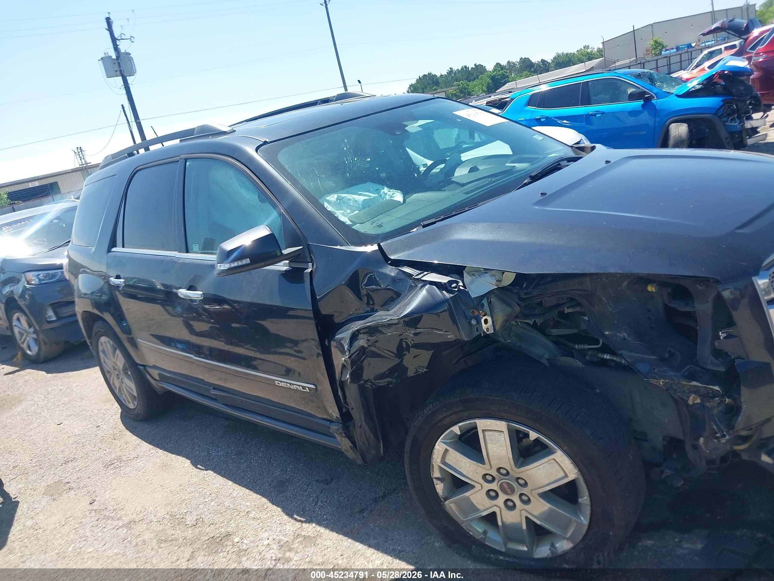 2015 Gmc Acadia Denali Blue vin: 1GKKRTKD6FJ196288