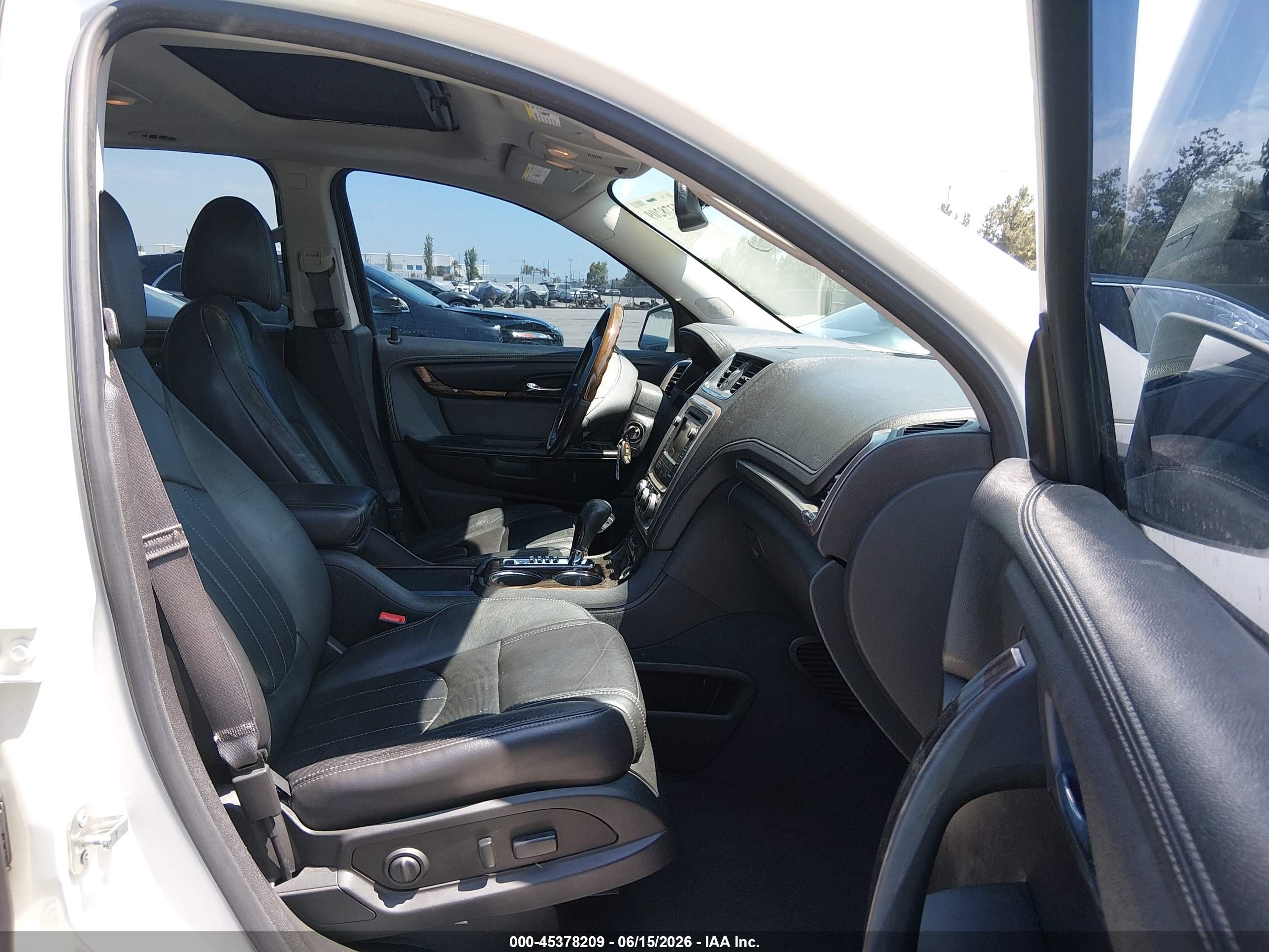 2015 Gmc Acadia Denali White vin: 1GKKRTKD6FJ249779