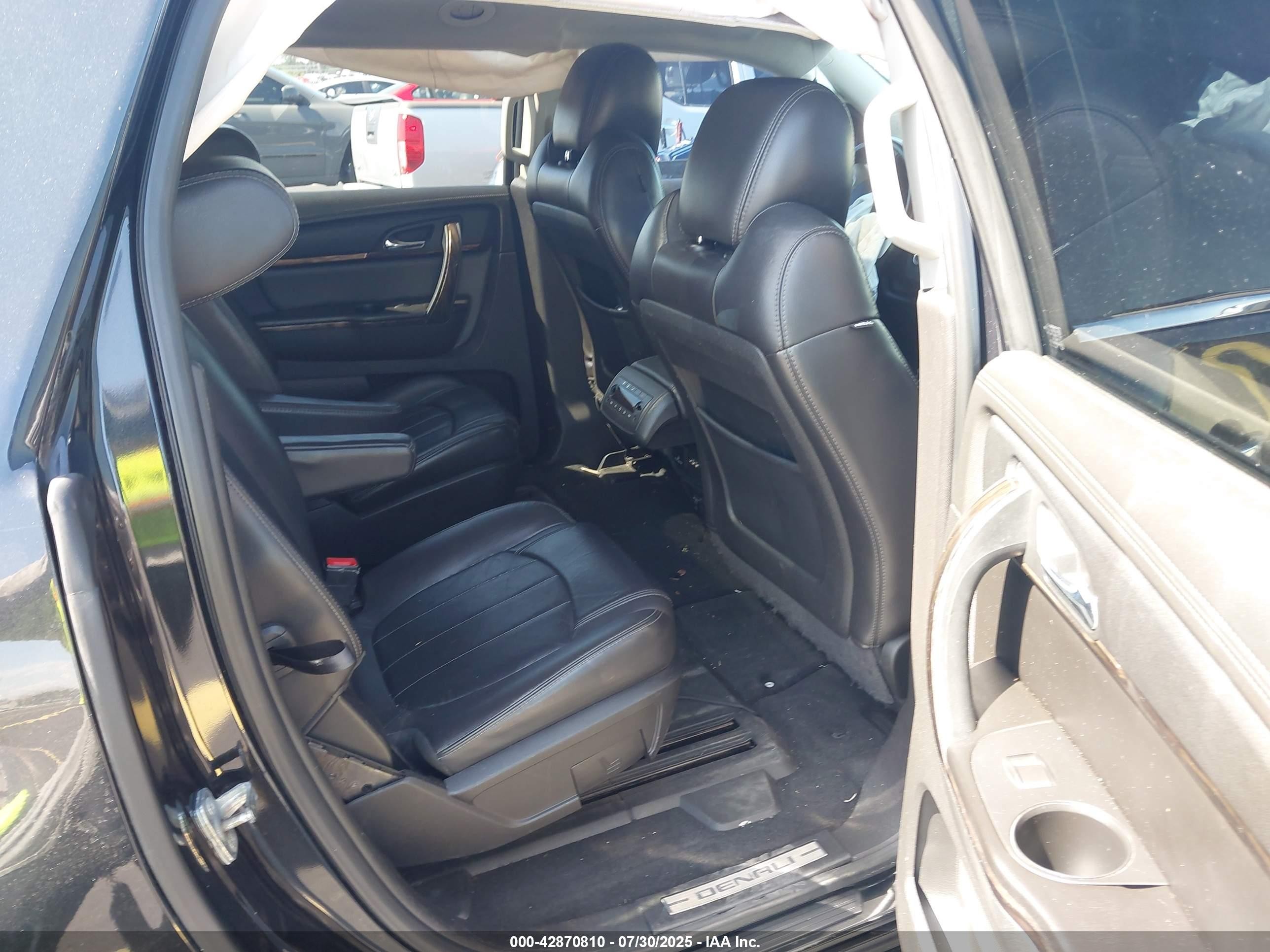 2015 Gmc Acadia Denali Черный vin: 1GKKRTKD6FJ306255
