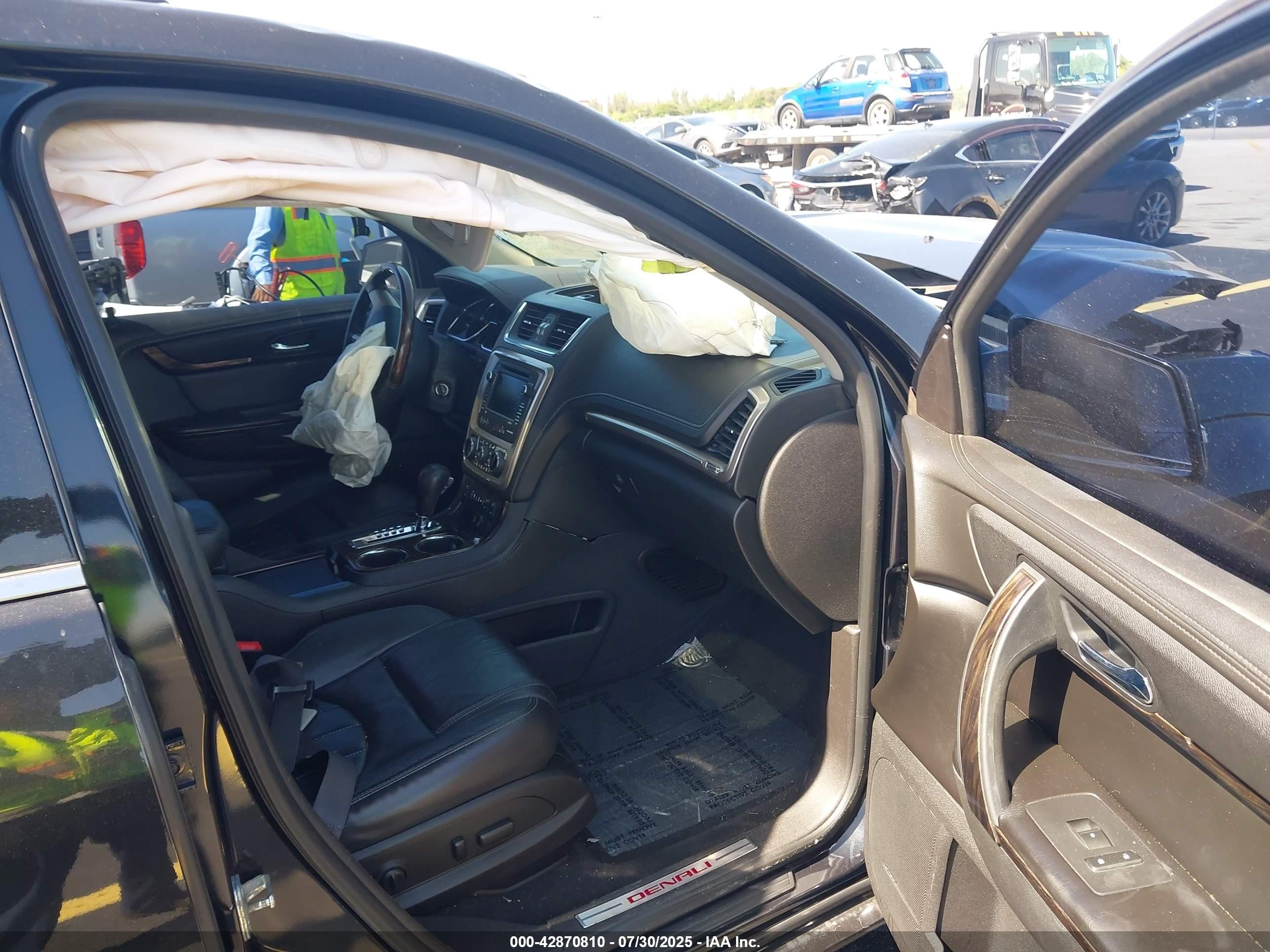 2015 Gmc Acadia Denali Черный vin: 1GKKRTKD6FJ306255