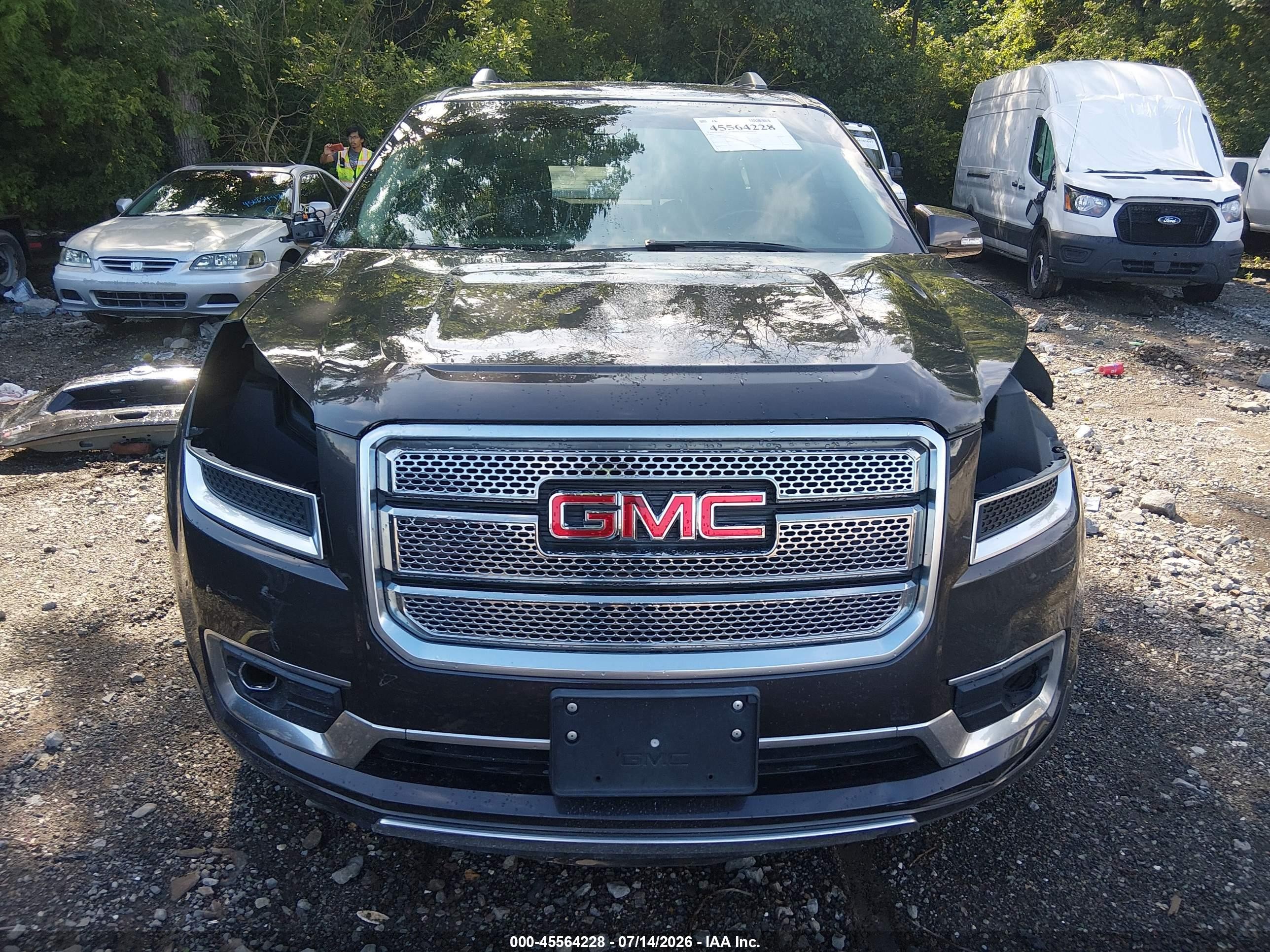 2015 Gmc Acadia Denali Gray vin: 1GKKRTKD6FJ318244