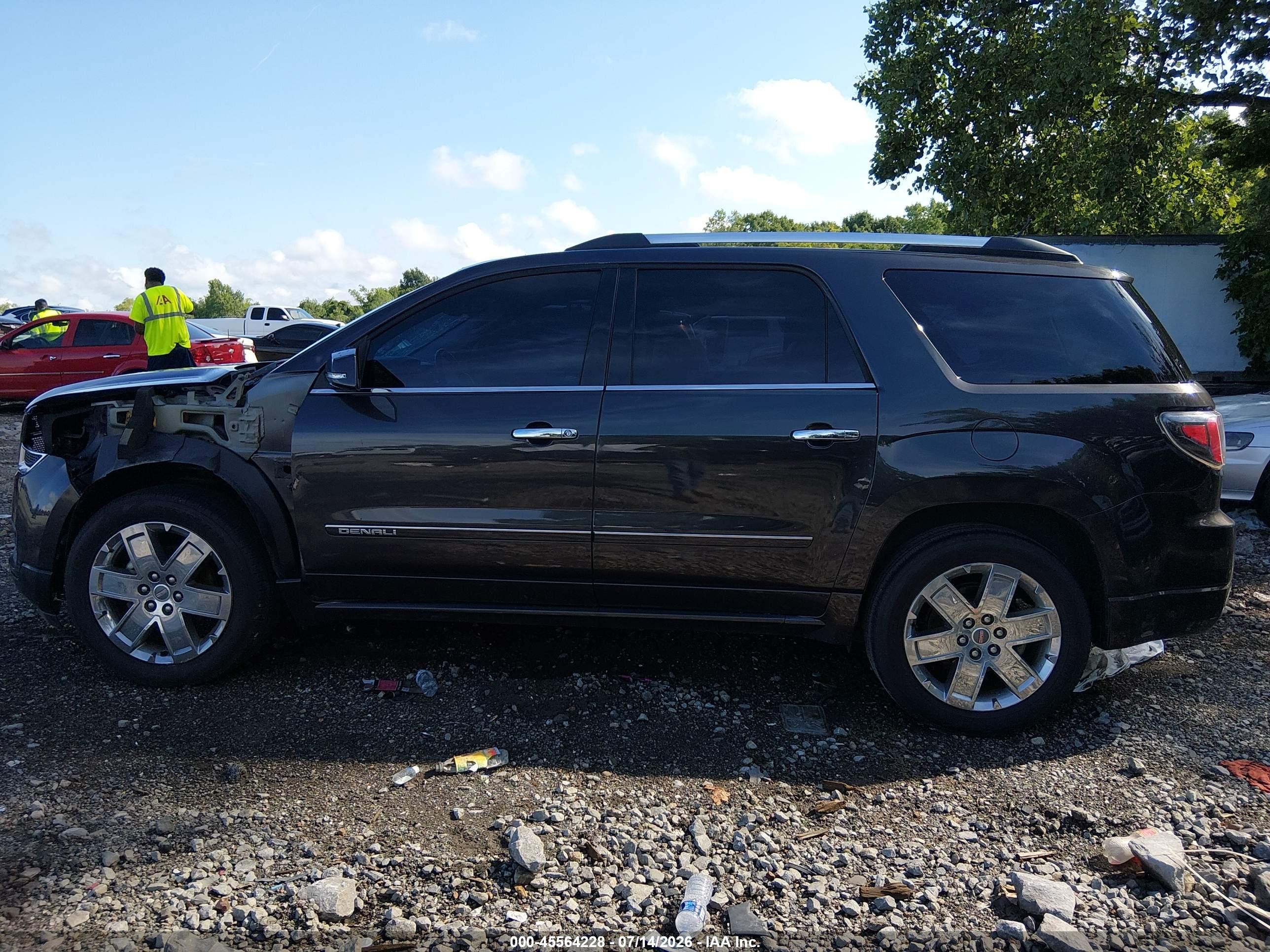 2015 Gmc Acadia Denali Gray vin: 1GKKRTKD6FJ318244