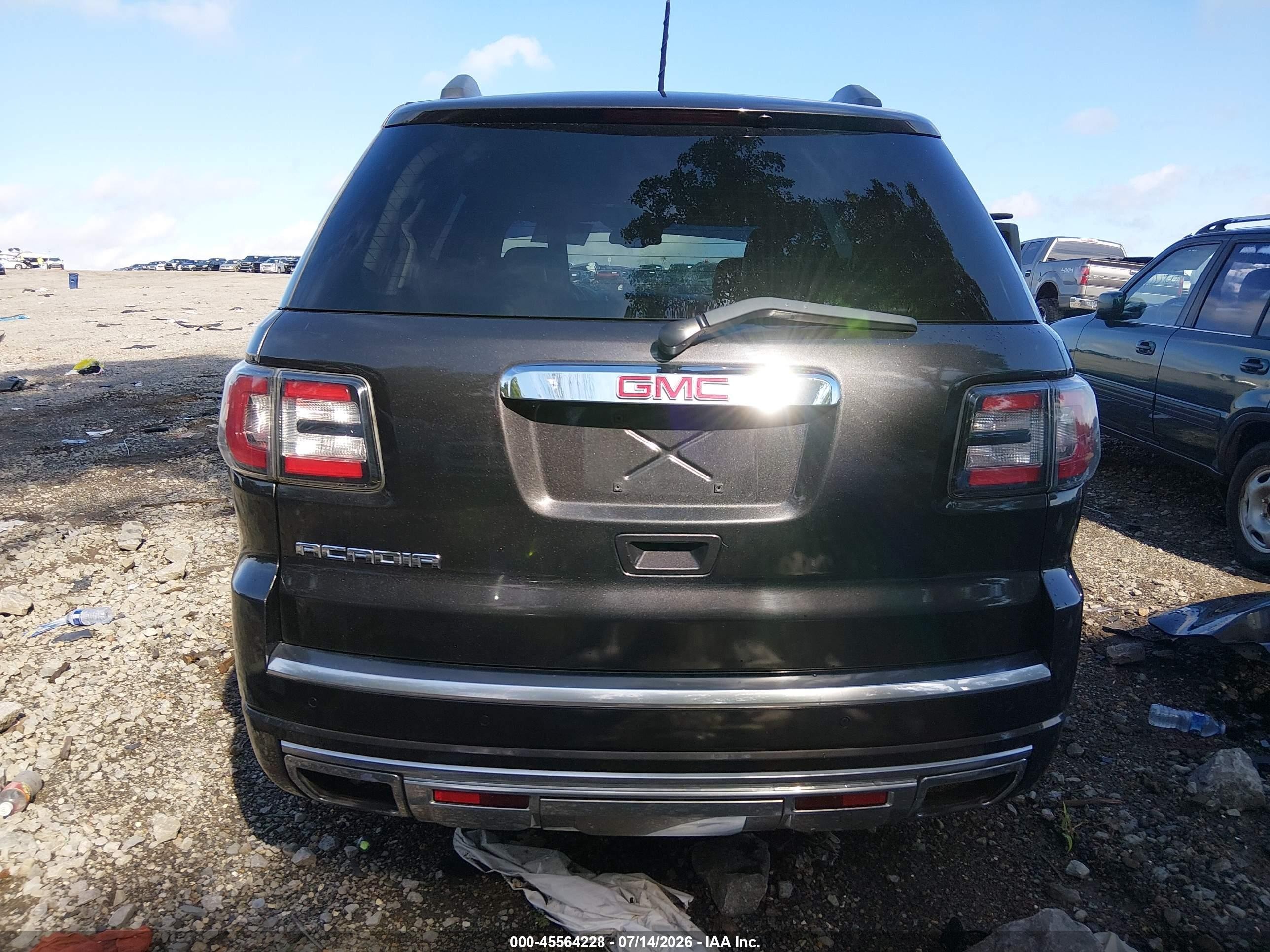 2015 Gmc Acadia Denali Gray vin: 1GKKRTKD6FJ318244
