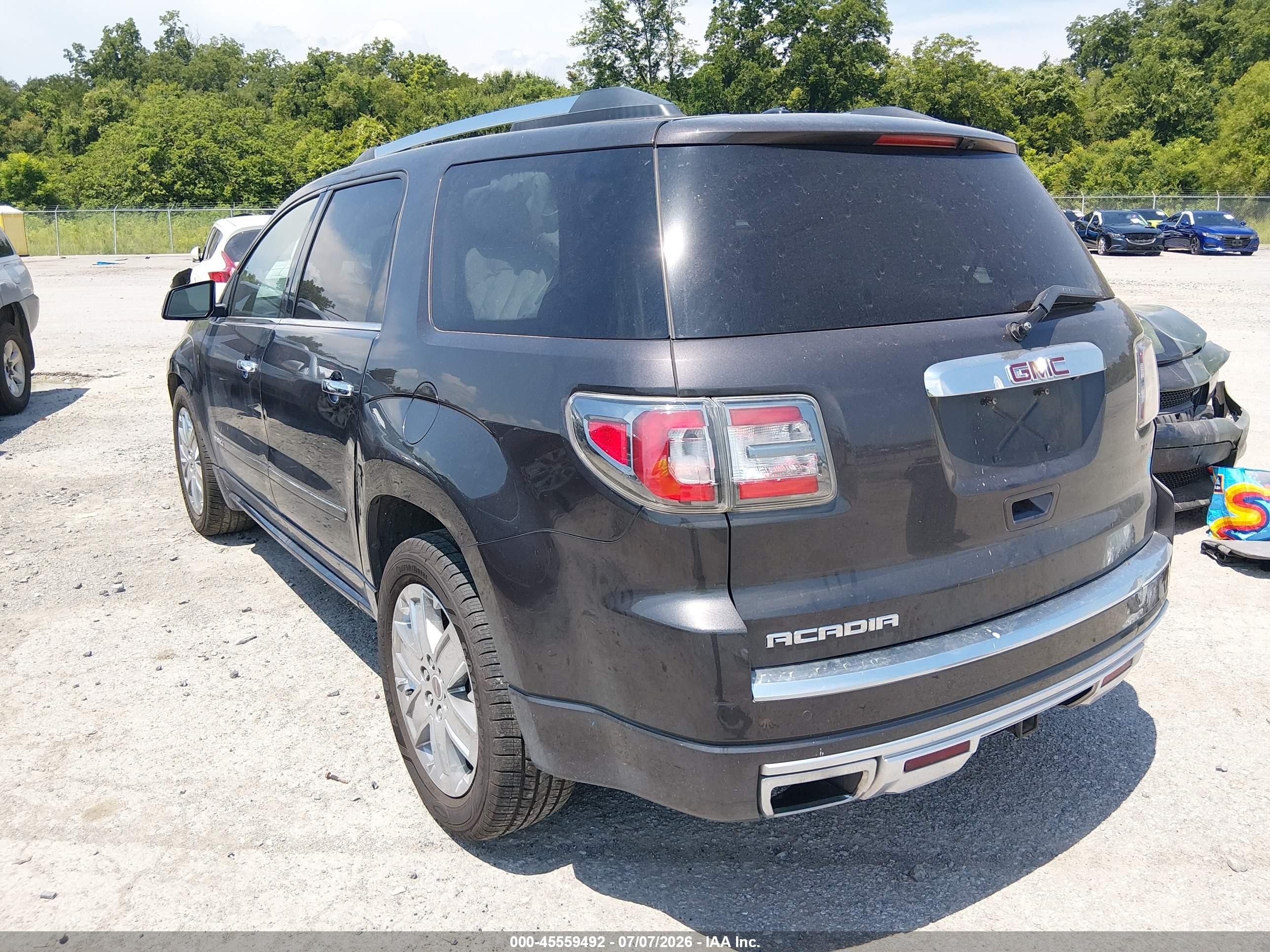 2013 Gmc Acadia Denali Gray vin: 1GKKRTKD7DJ160350
