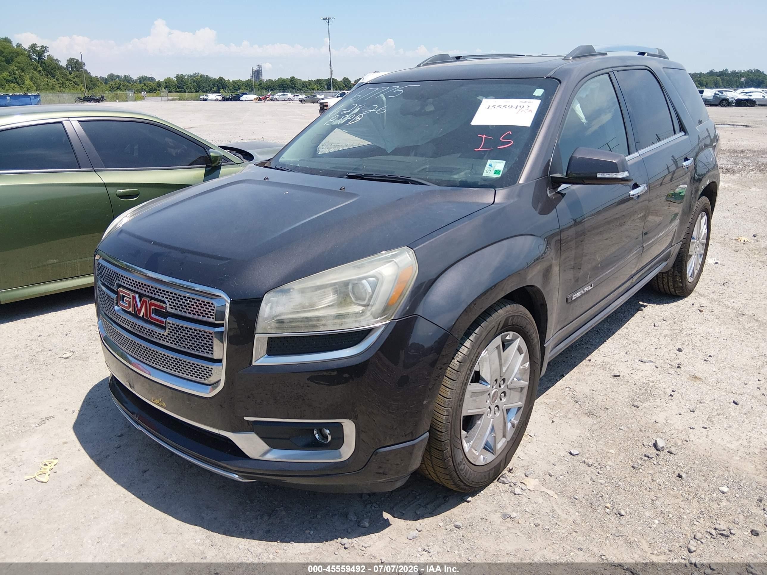 2013 Gmc Acadia Denali Gray vin: 1GKKRTKD7DJ160350