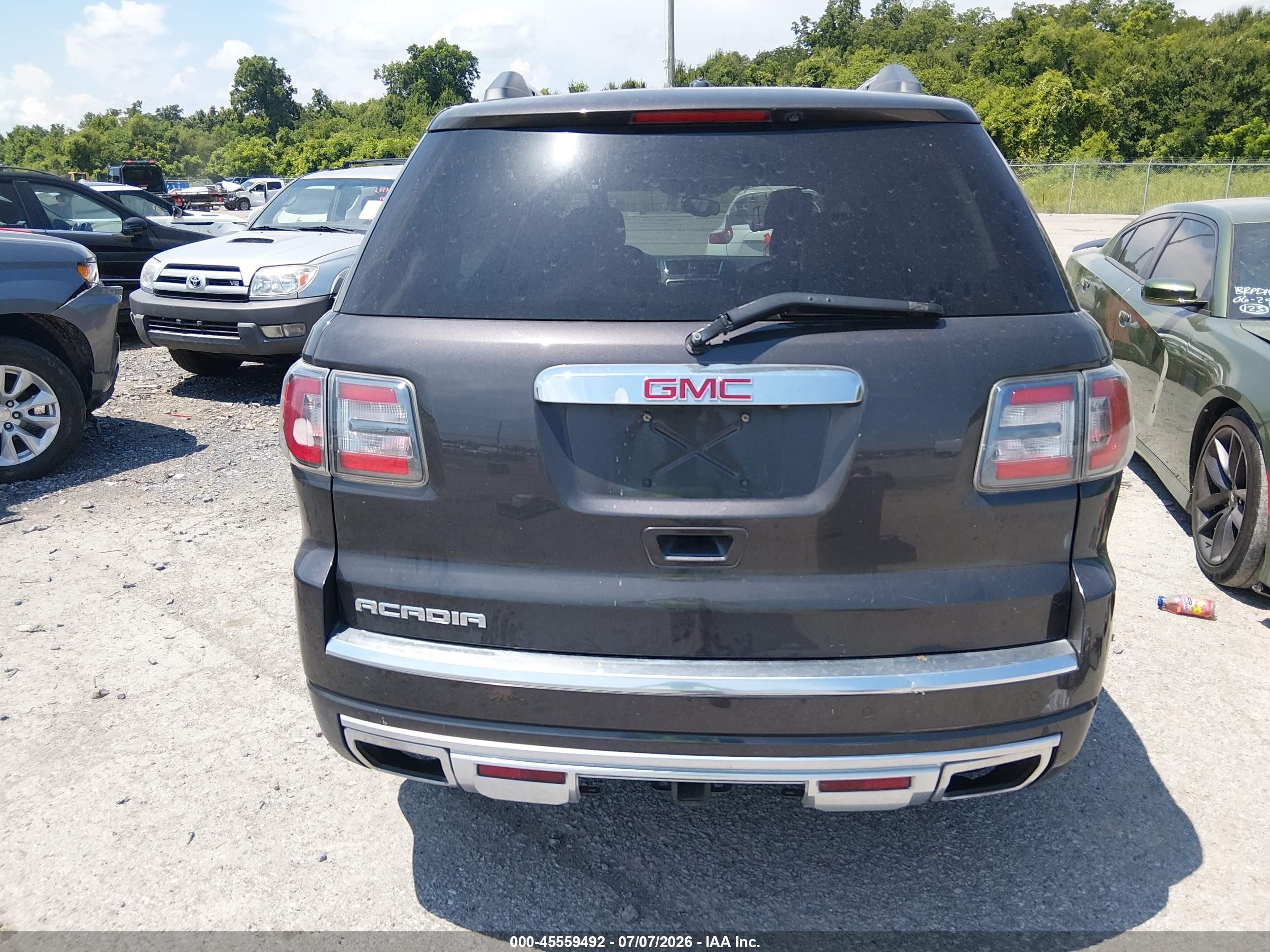 2013 Gmc Acadia Denali Gray vin: 1GKKRTKD7DJ160350