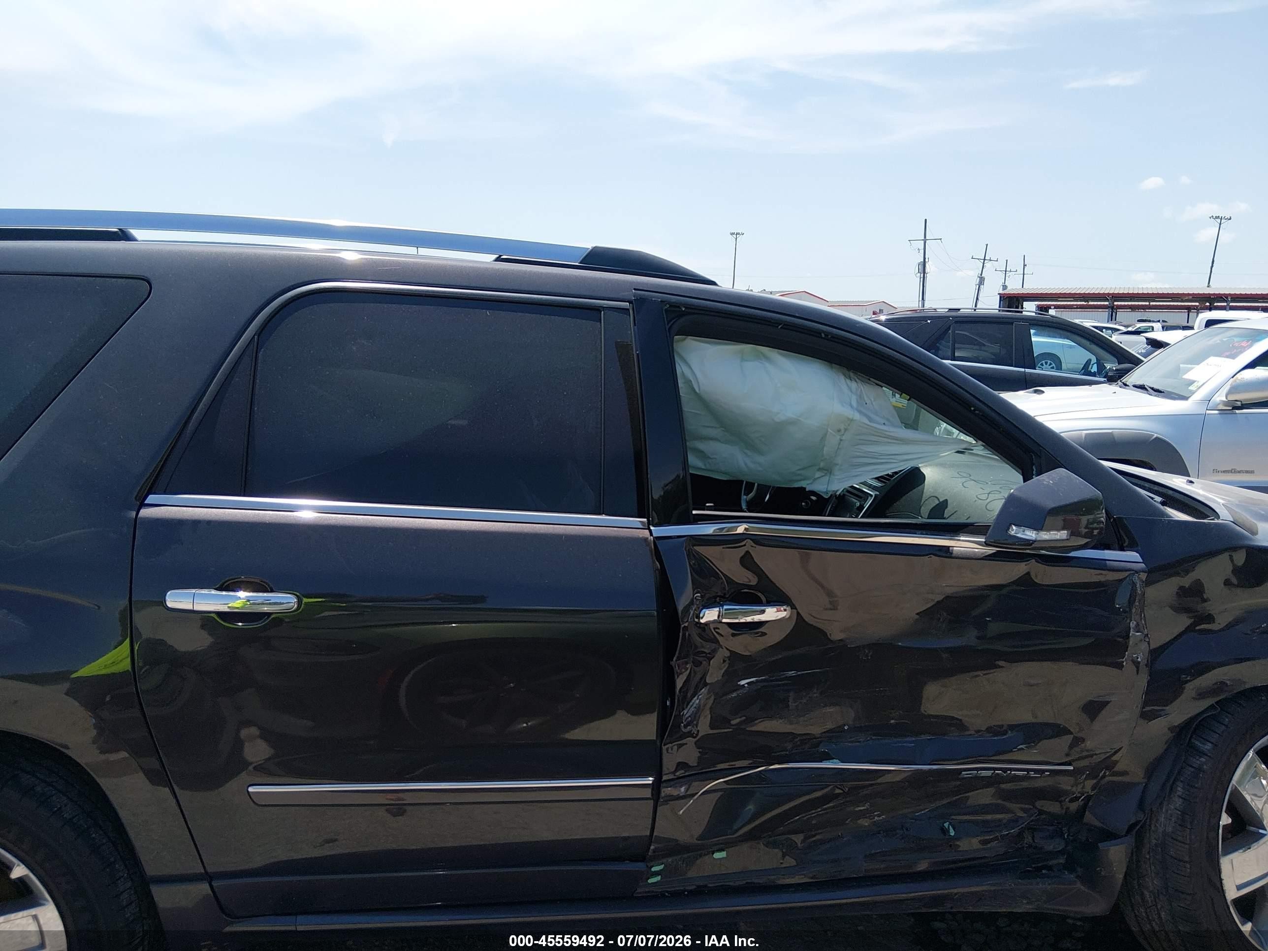 2013 Gmc Acadia Denali Gray vin: 1GKKRTKD7DJ160350
