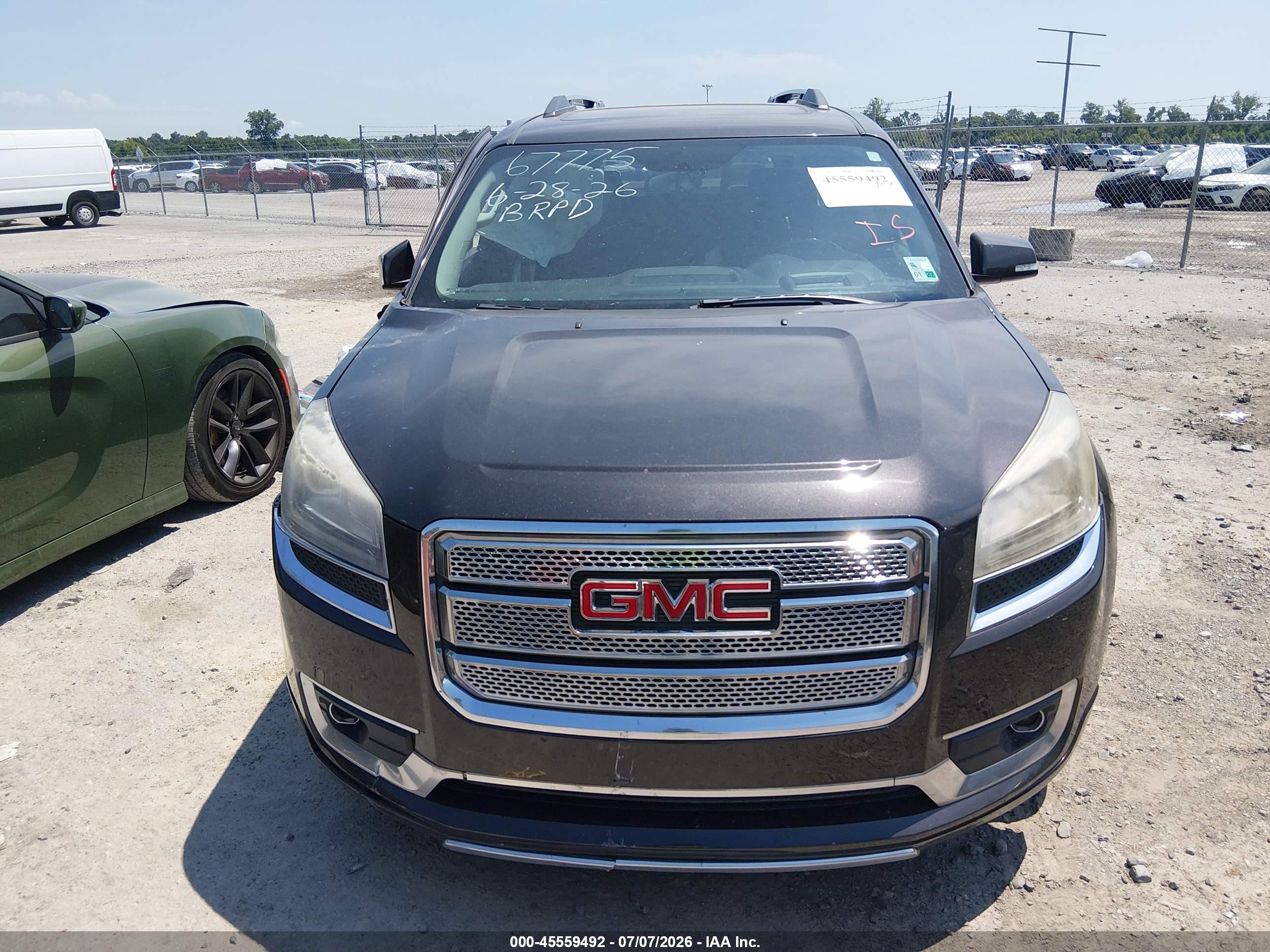 2013 Gmc Acadia Denali Gray vin: 1GKKRTKD7DJ160350