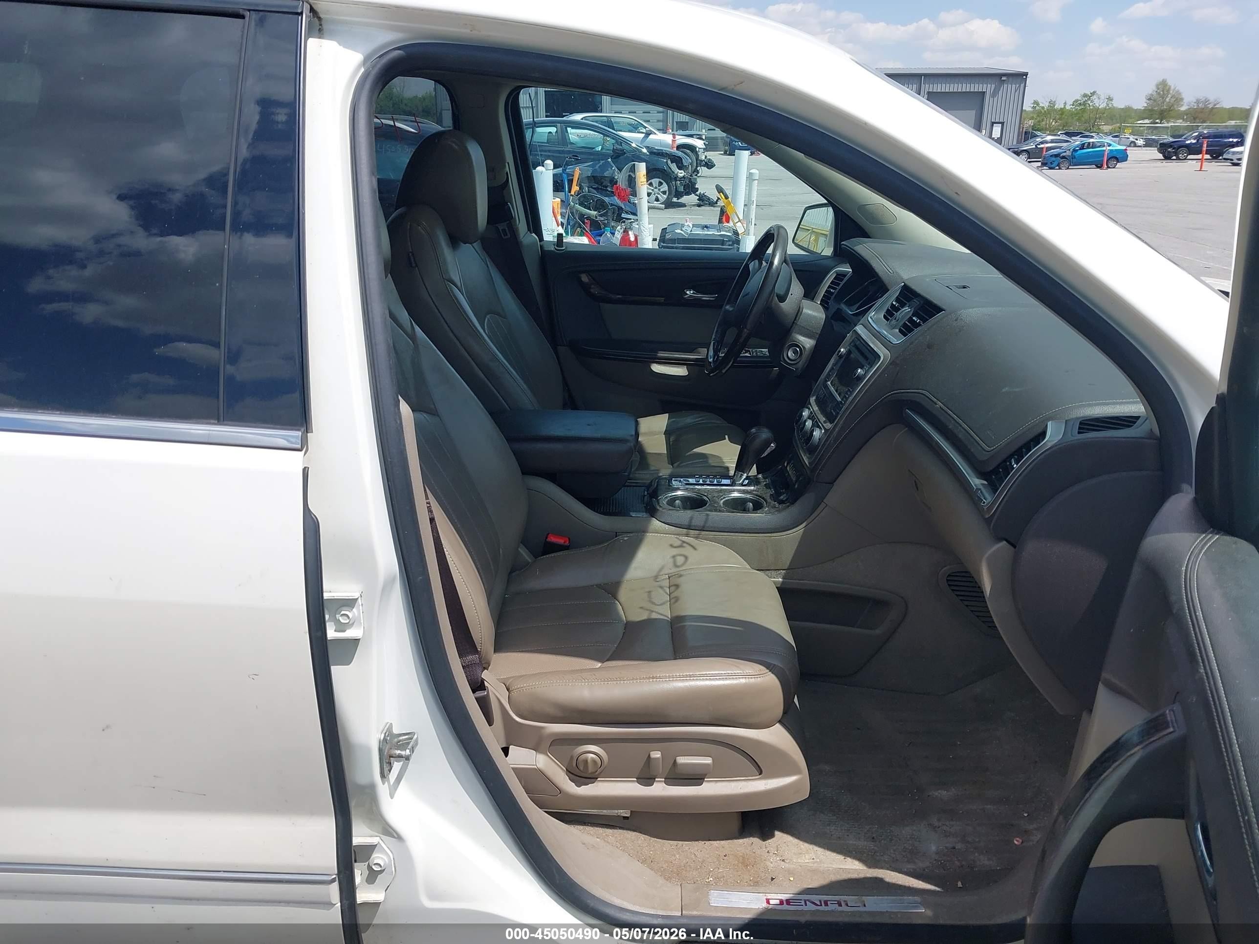 2014 Gmc Acadia Denali Белый vin: 1GKKRTKD7EJ172161