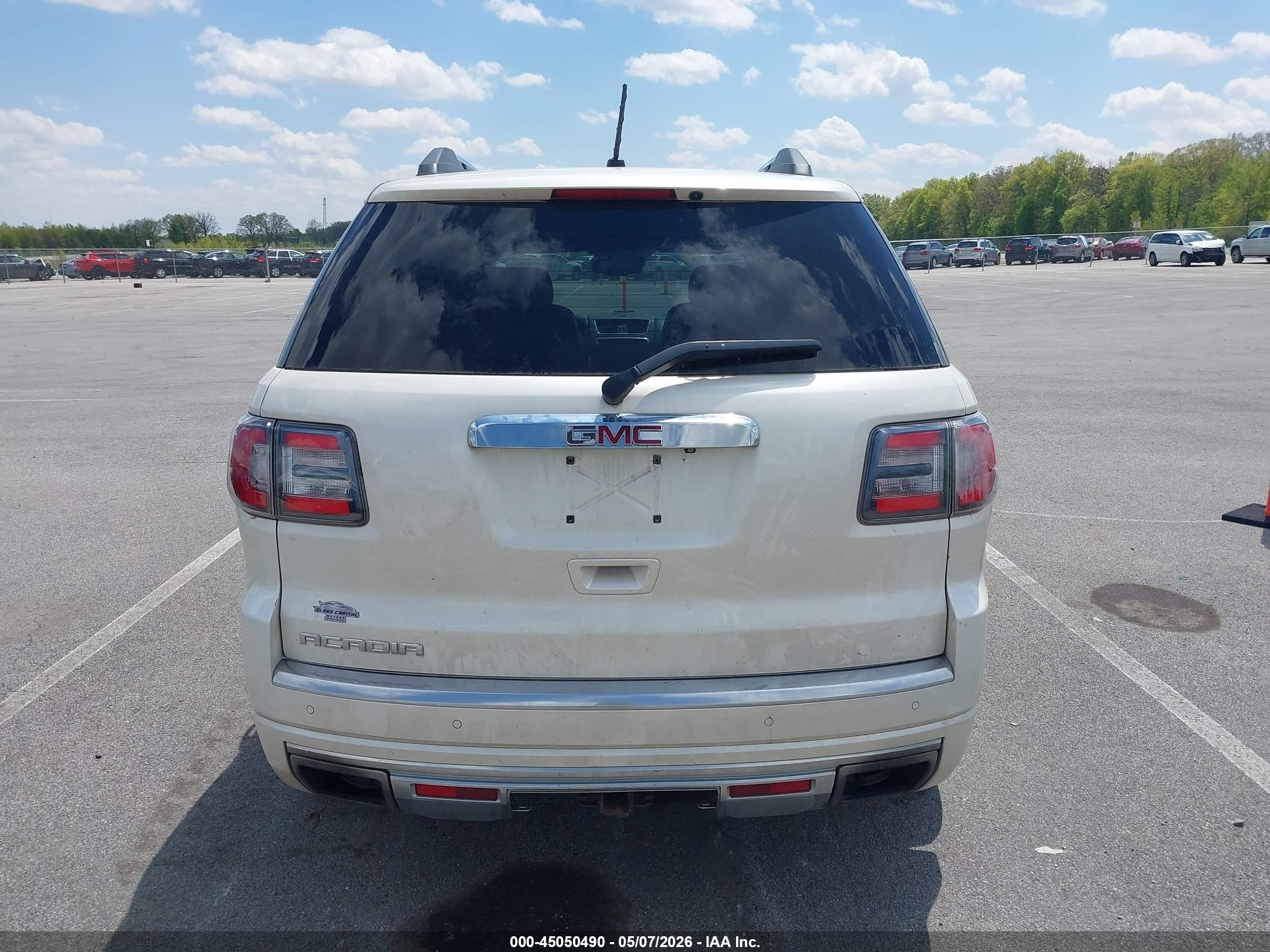 2014 Gmc Acadia Denali Белый vin: 1GKKRTKD7EJ172161