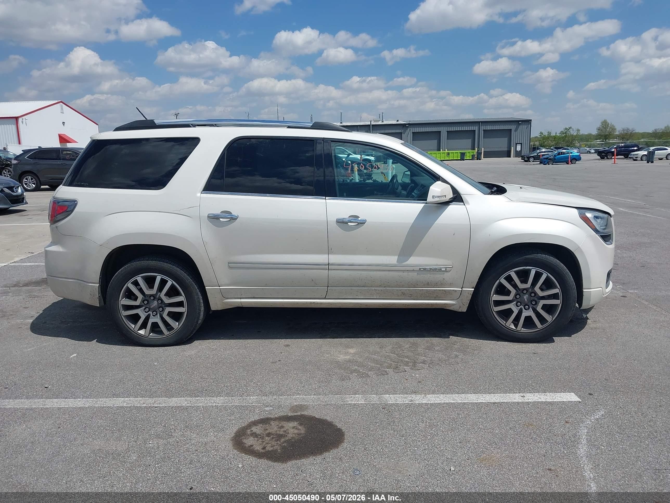 2014 Gmc Acadia Denali Белый vin: 1GKKRTKD7EJ172161