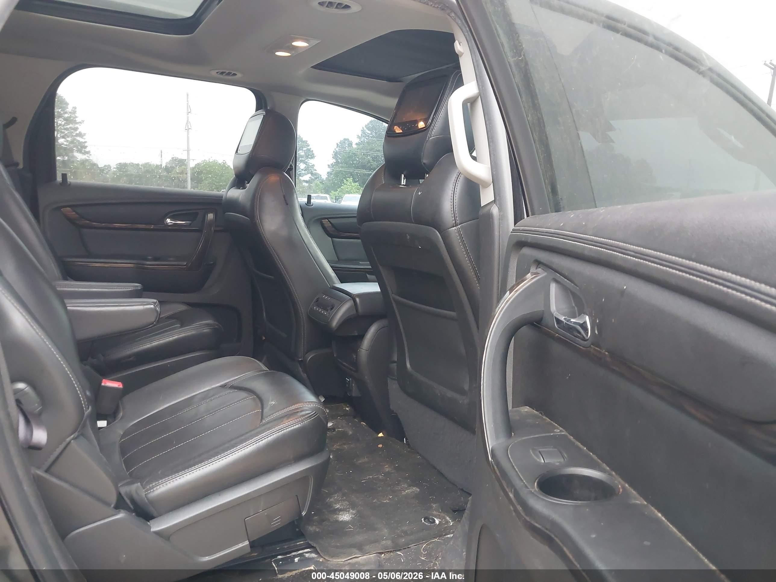 2014 Gmc Acadia Denali Черный vin: 1GKKRTKD7EJ244346