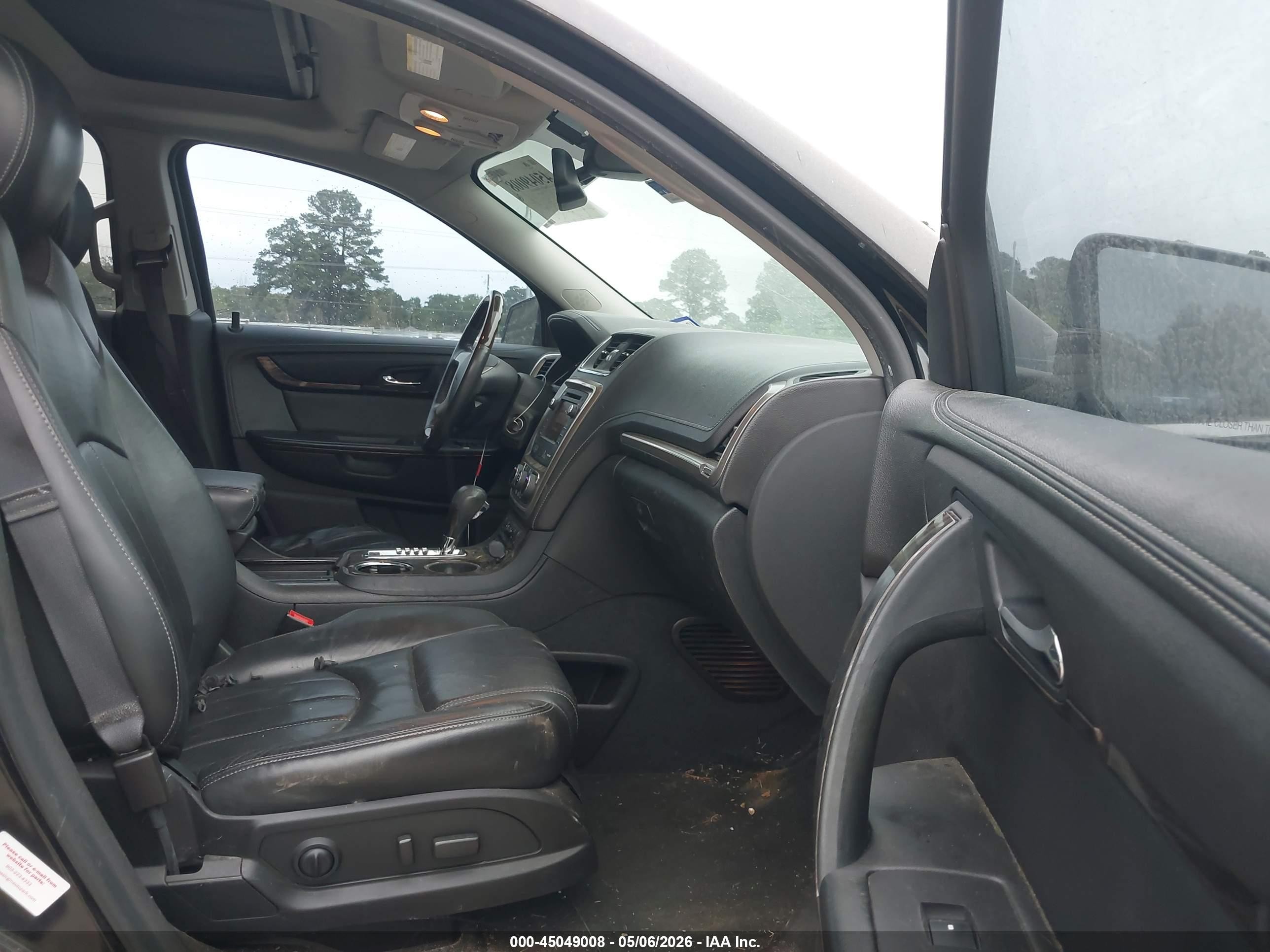 2014 Gmc Acadia Denali Черный vin: 1GKKRTKD7EJ244346
