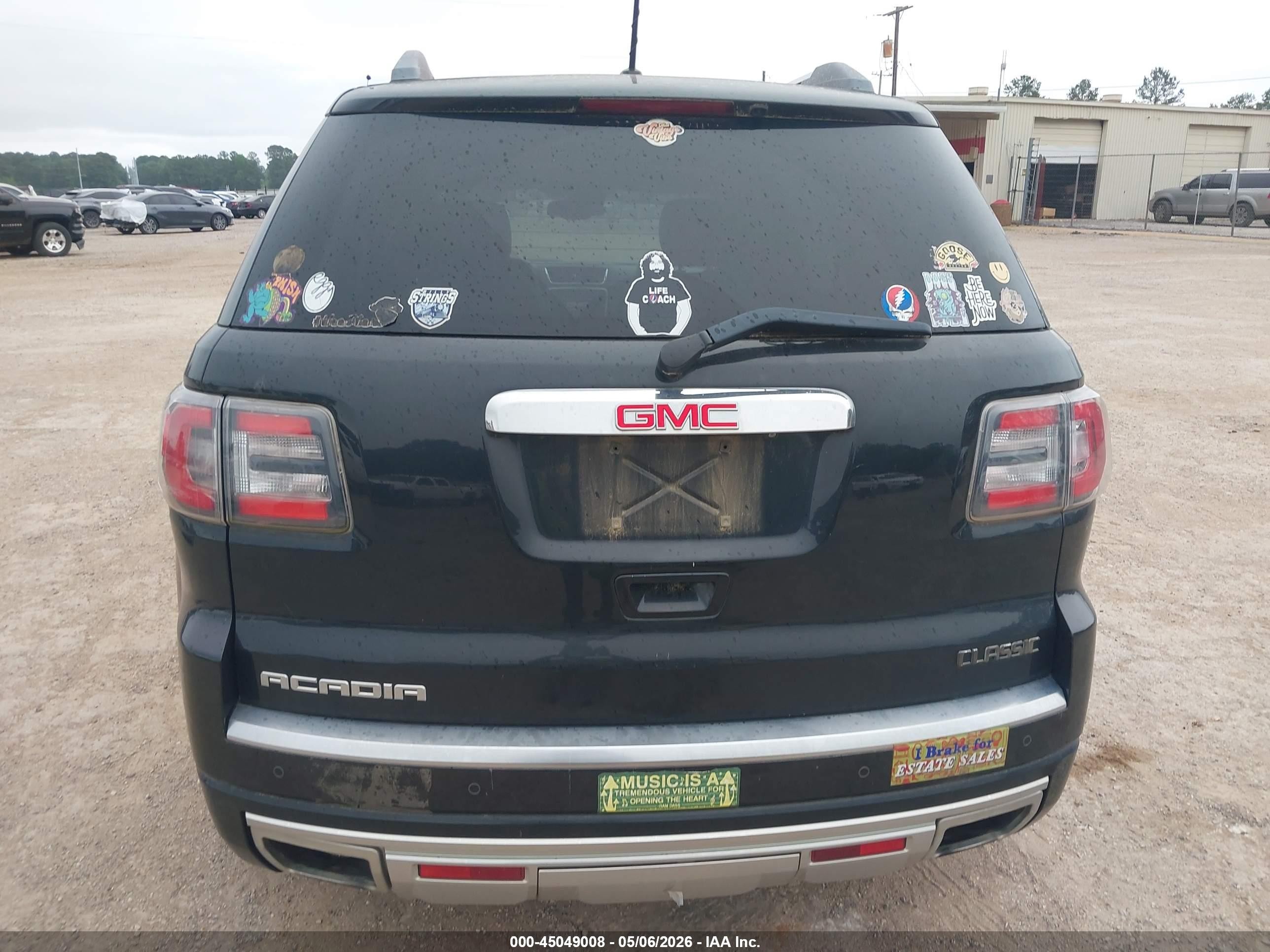 2014 Gmc Acadia Denali Черный vin: 1GKKRTKD7EJ244346