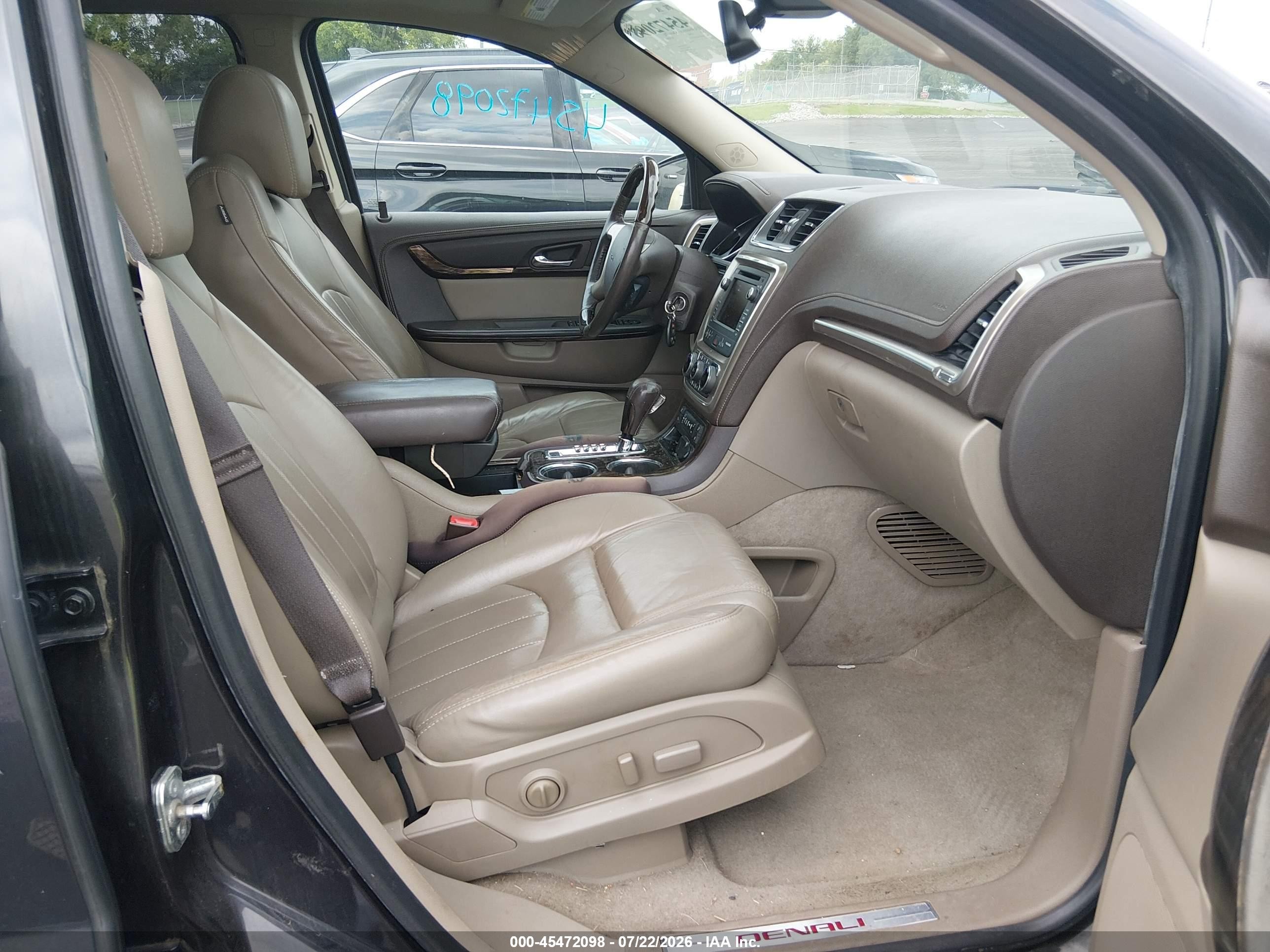 2015 Gmc Acadia Denali Черный vin: 1GKKRTKD7FJ371065