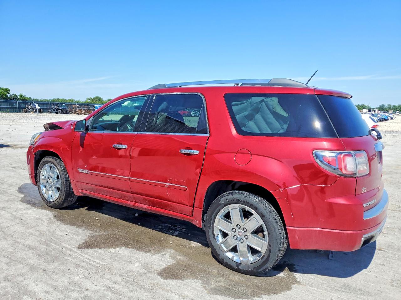 2014 Gmc Acadia Denali Red vin: 1GKKRTKD8EJ235042