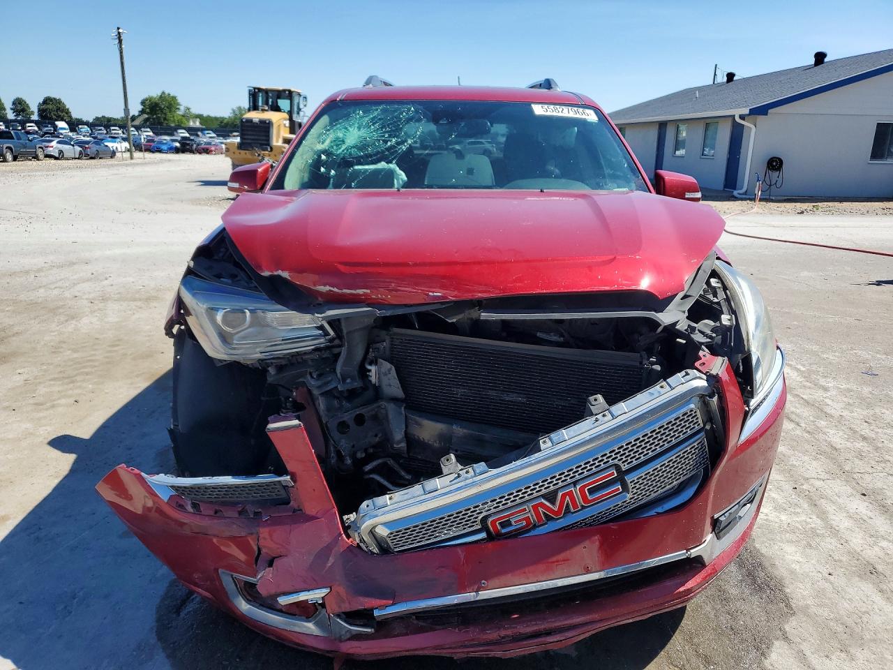2014 Gmc Acadia Denali Red vin: 1GKKRTKD8EJ235042
