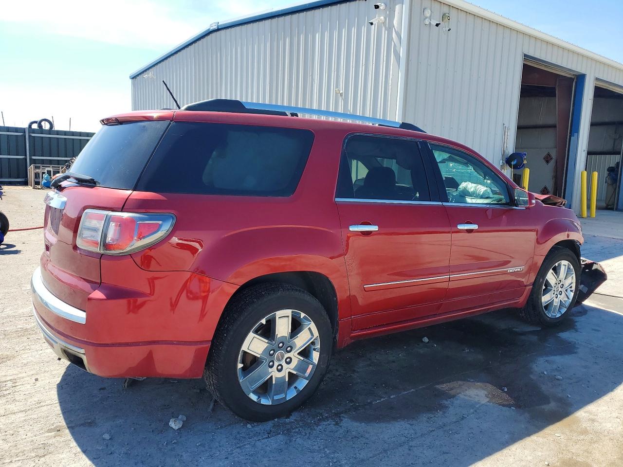 2014 Gmc Acadia Denali Red vin: 1GKKRTKD8EJ235042