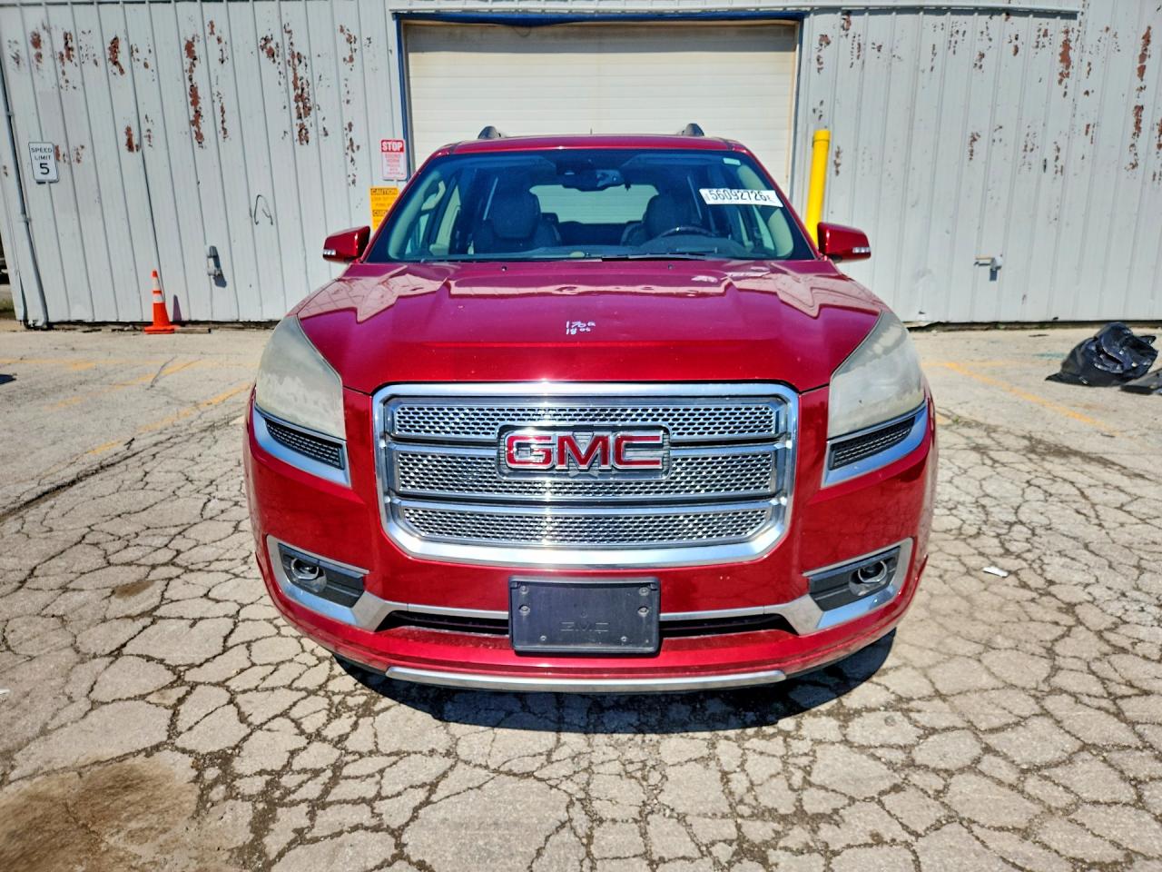 2014 Gmc Acadia Denali Red vin: 1GKKRTKD9EJ140523