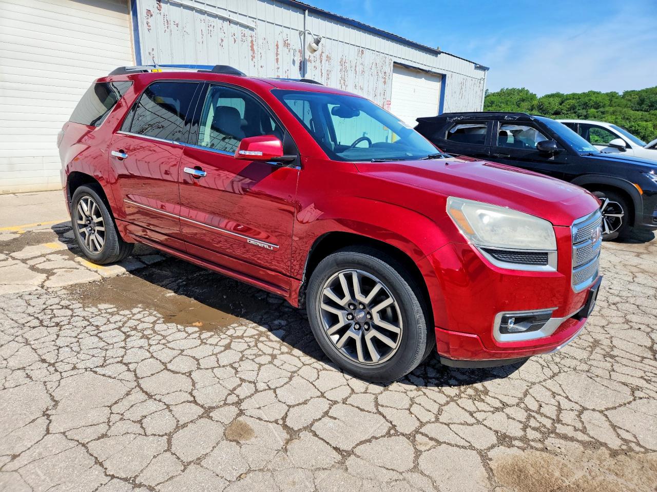 2014 Gmc Acadia Denali Red vin: 1GKKRTKD9EJ140523