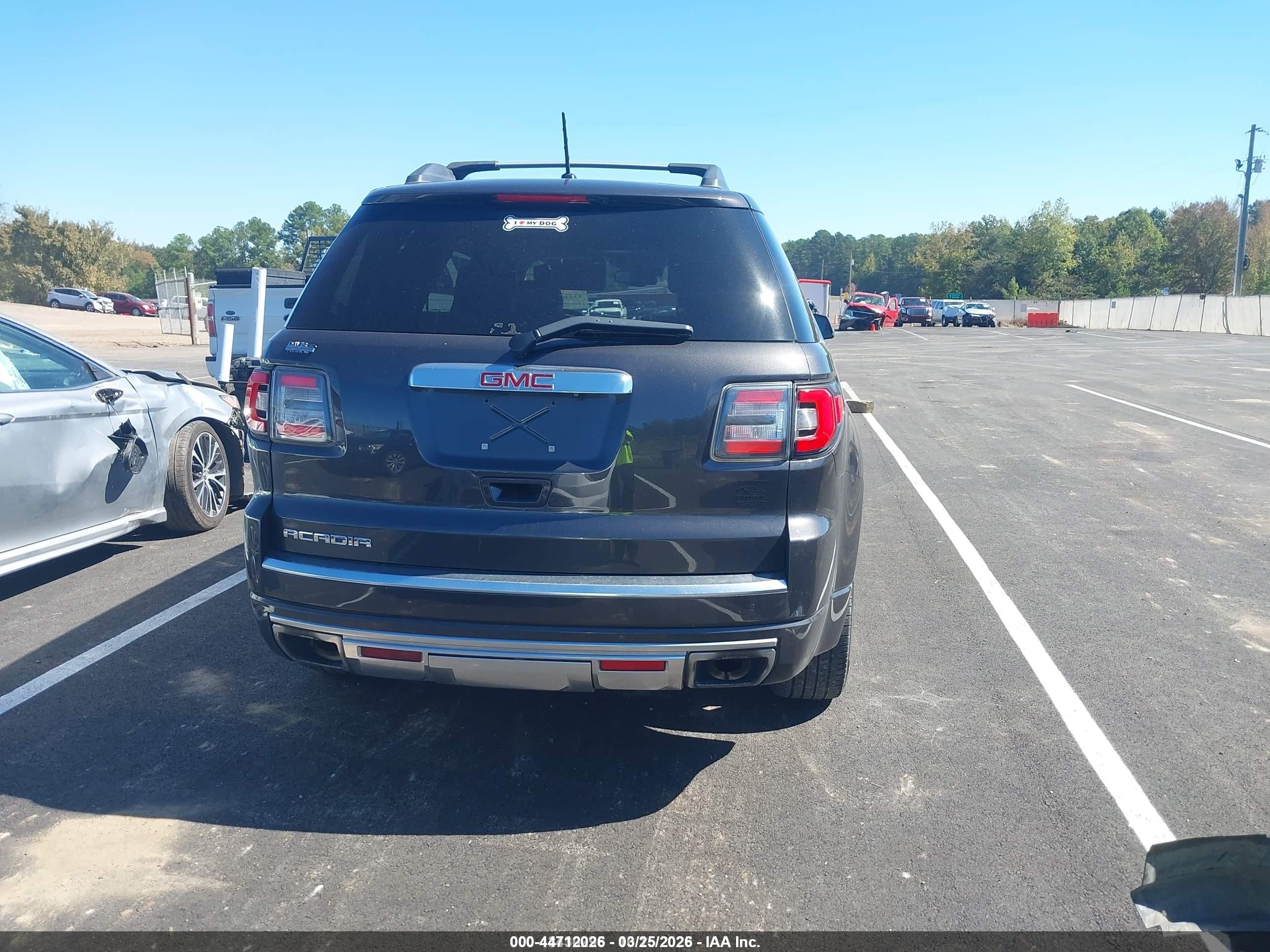 2014 Gmc Acadia Denali Champagne vin: 1GKKRTKD9EJ202762