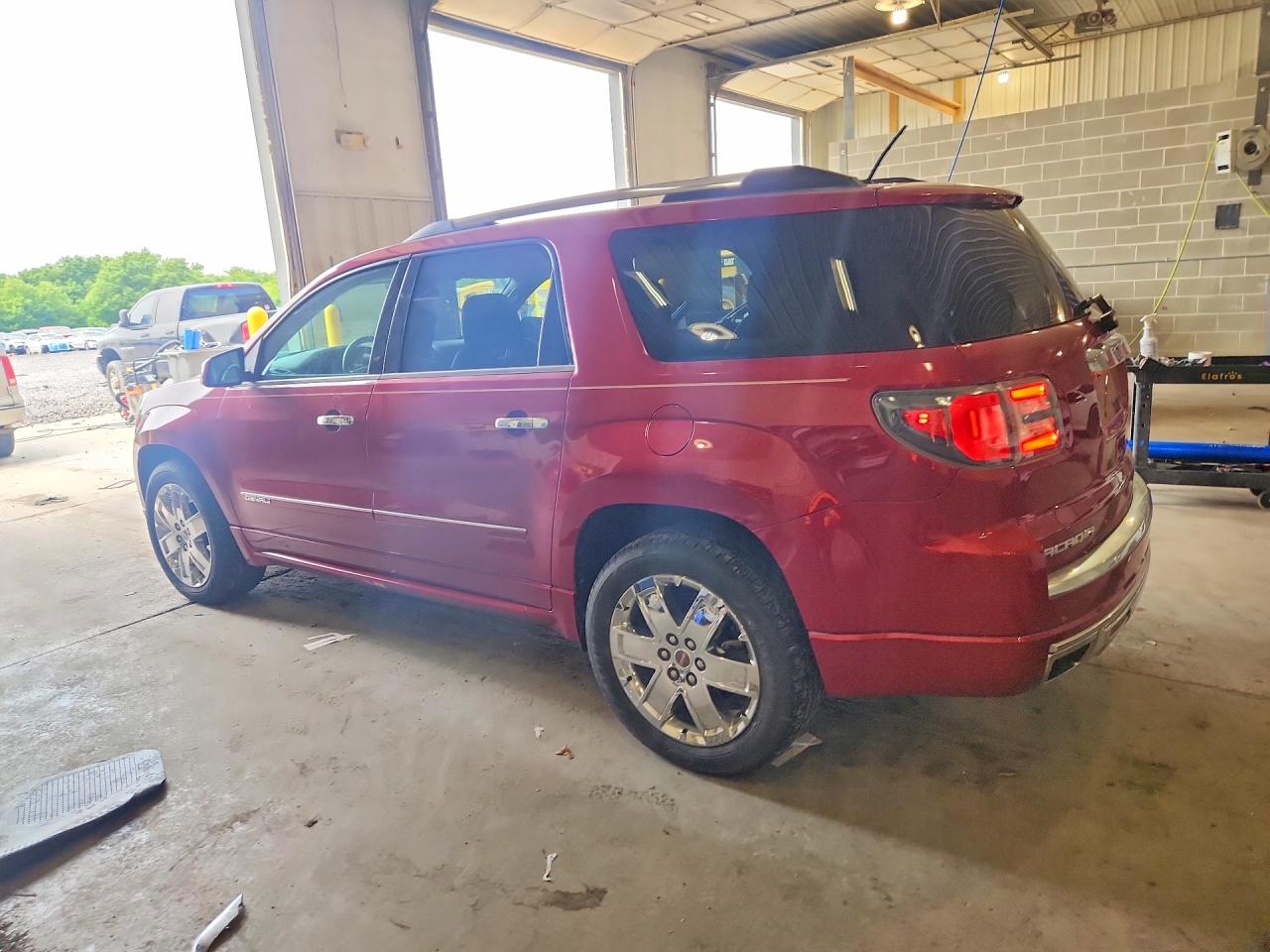 2014 Gmc Acadia Denali Red vin: 1GKKRTKD9EJ250682