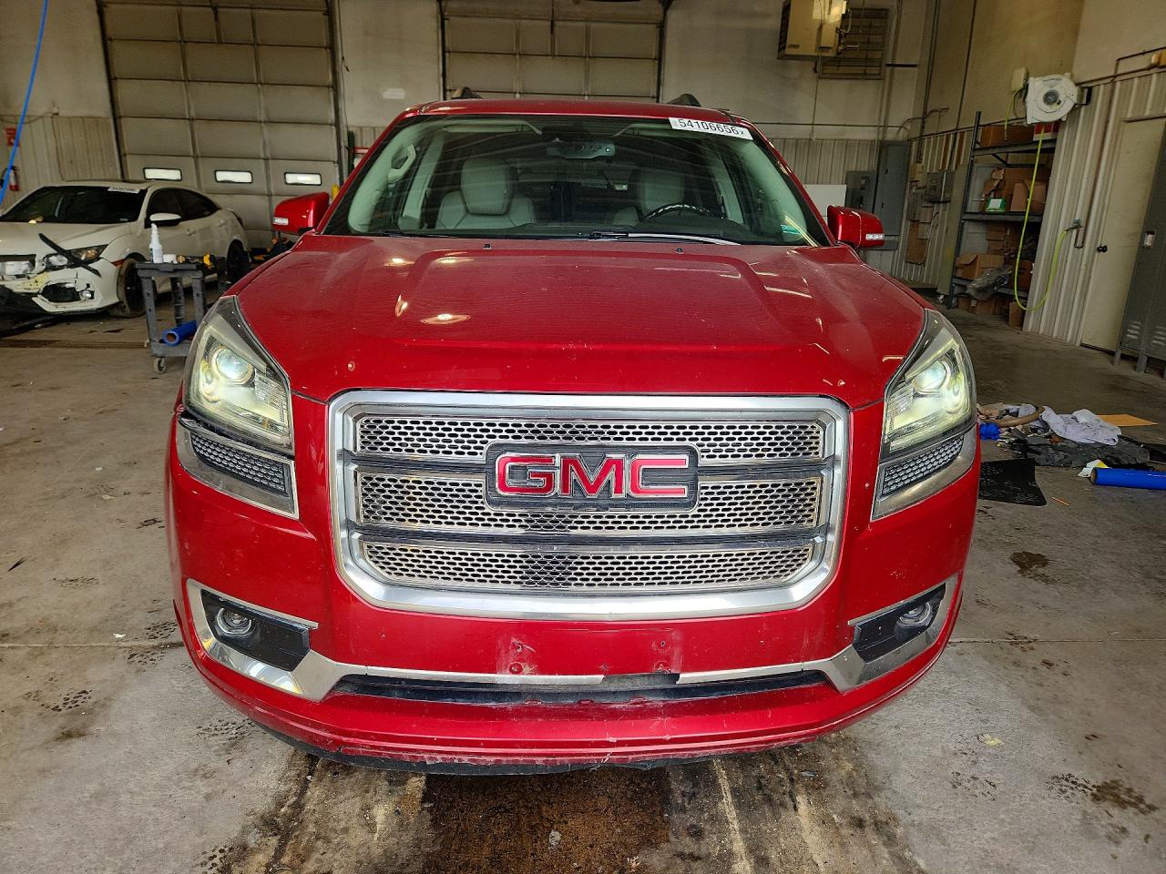 2014 Gmc Acadia Denali Red vin: 1GKKRTKD9EJ250682