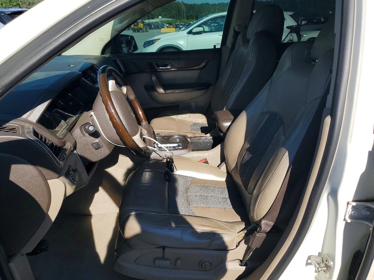 2014 Gmc Acadia Denali Белый vin: 1GKKRTKD9EJ264954